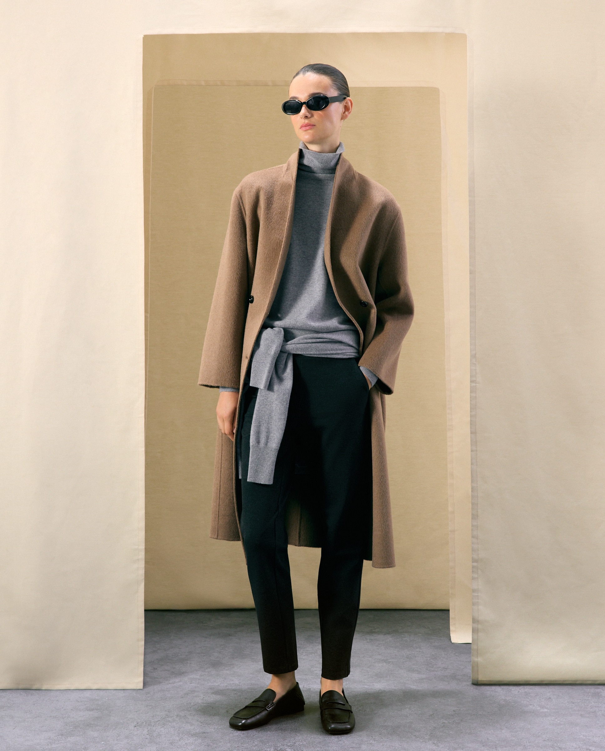 Pantalón semipitillo liso de mujer - Woman El Corte Inglés - 830 Antracita 830 Antracita-1