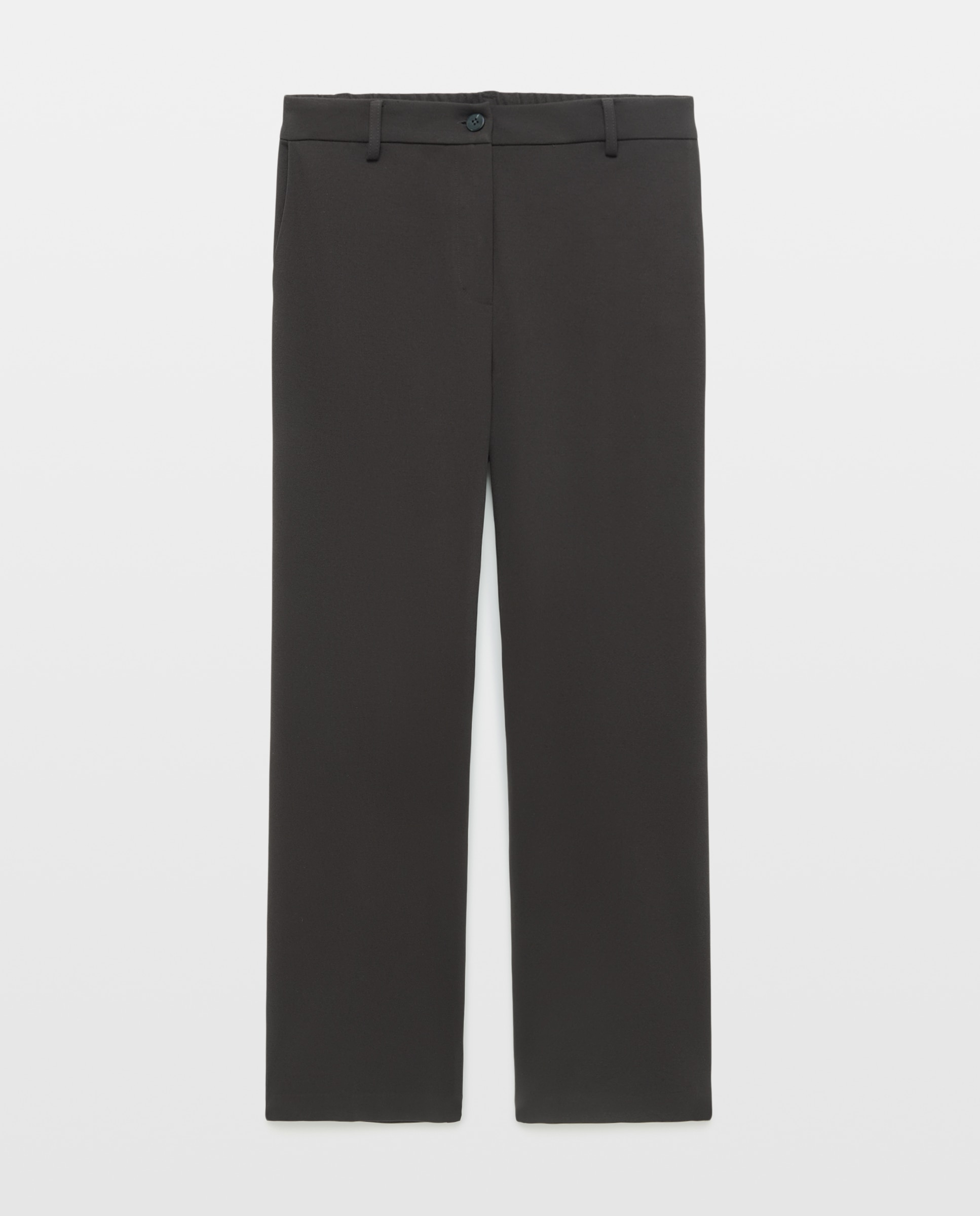 Pantalón semipitillo liso de mujer - Woman El Corte Inglés - Negro Negro-4