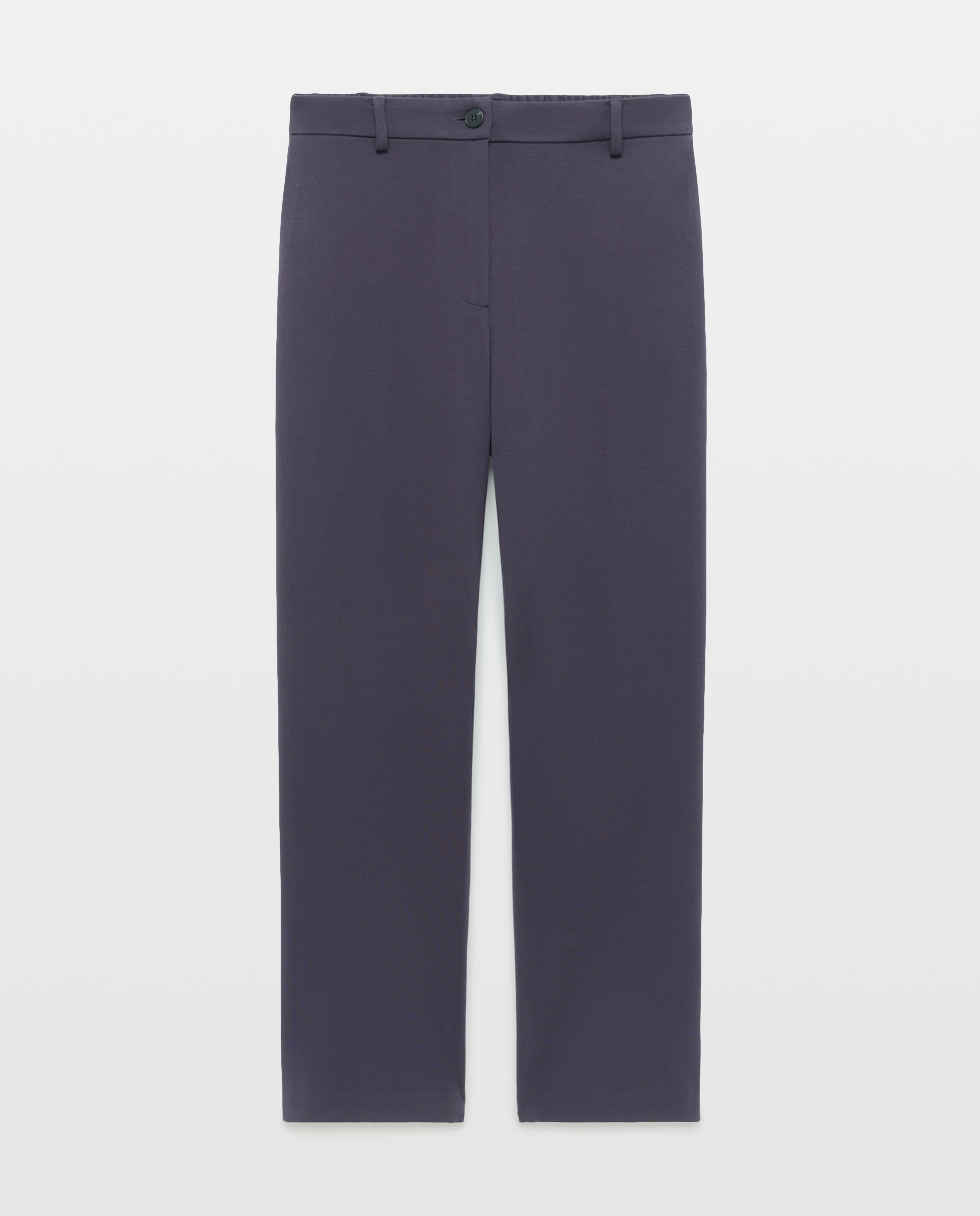 Pantalón semipitillo liso de mujer - Woman El Corte Inglés - Marino Marino-4