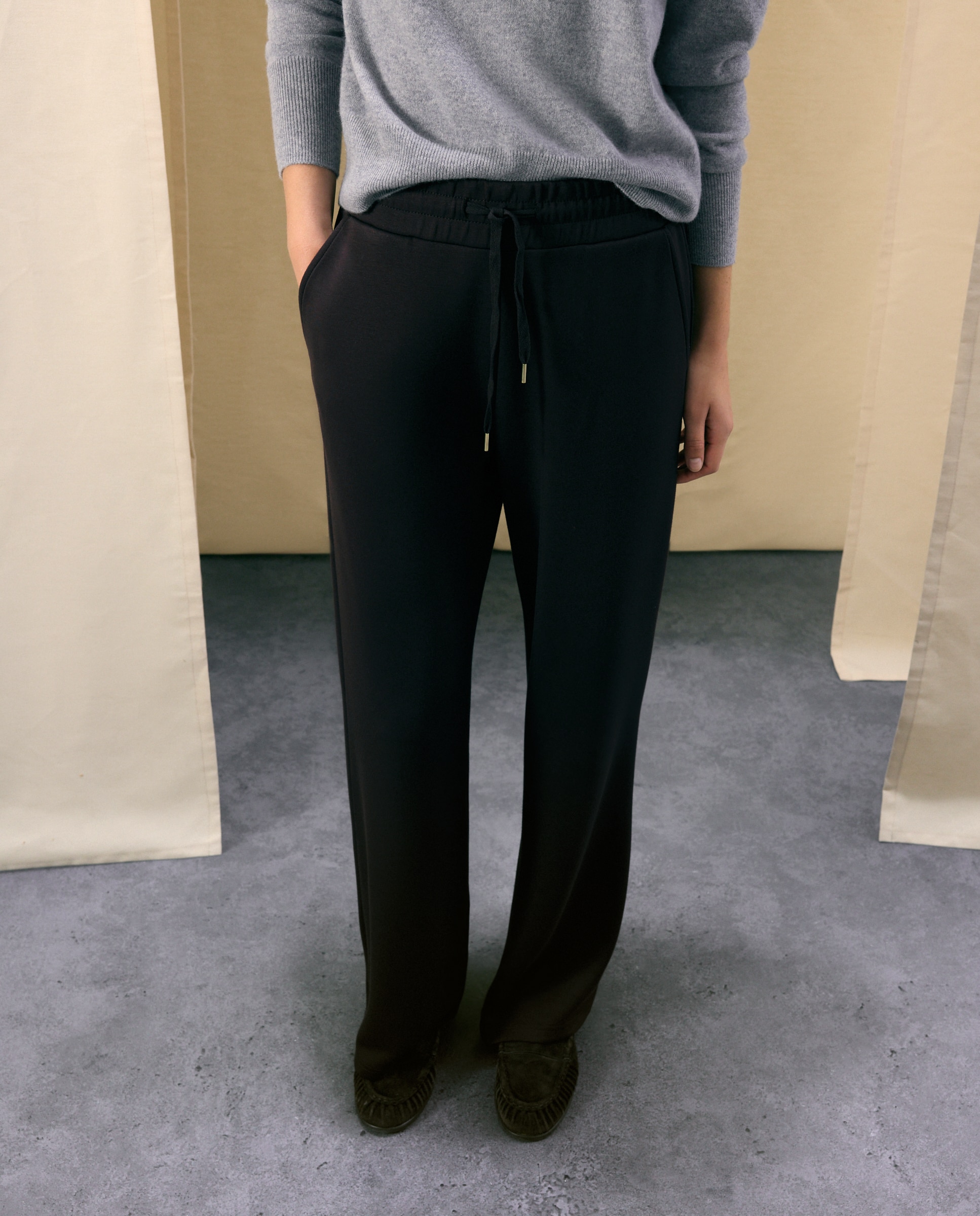 Pantalón circular ancho de mujer - Woman El Corte Inglés - Marrón Marrón-2