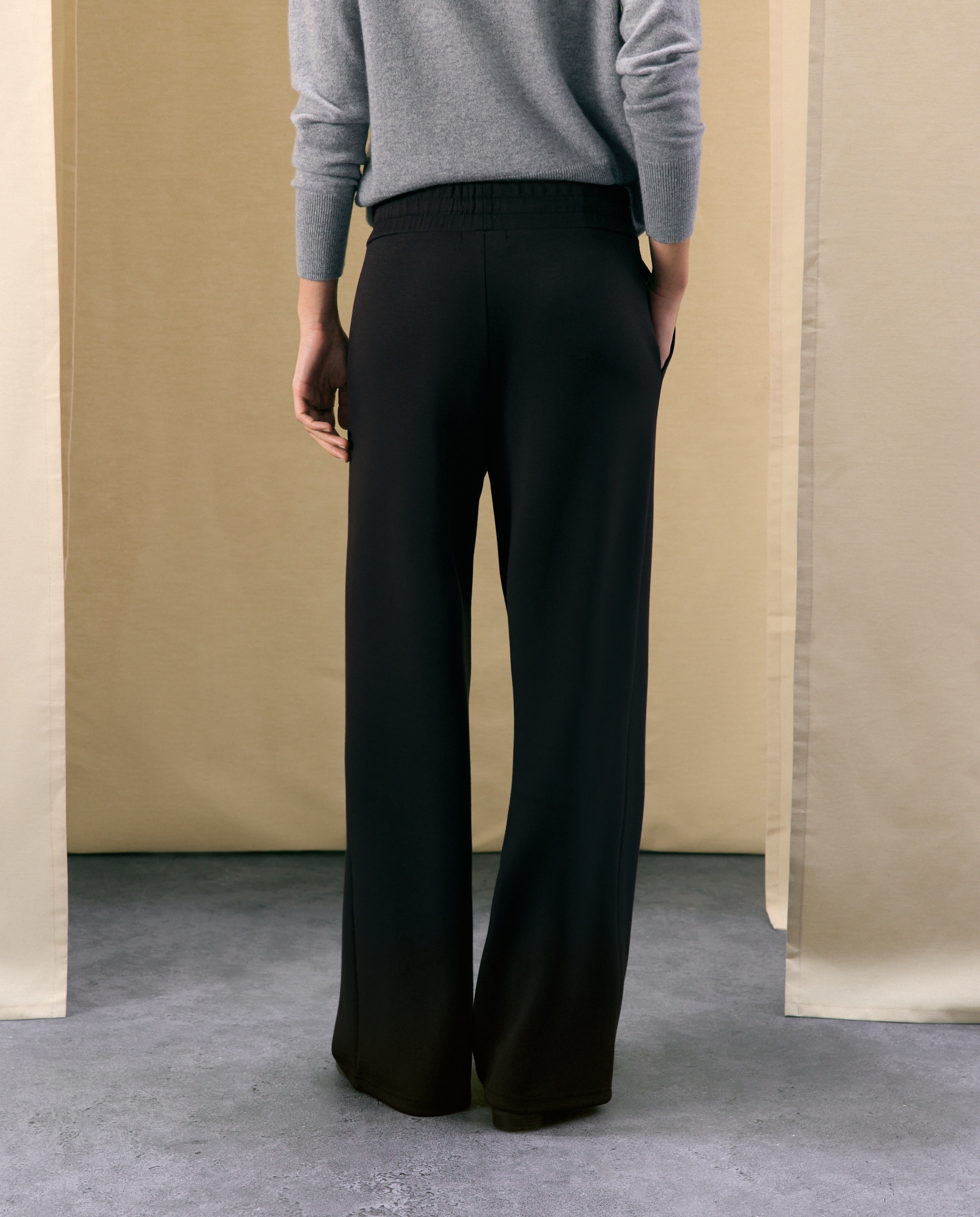 Pantalón circular ancho de mujer - Woman El Corte Inglés - Marrón Marrón-3