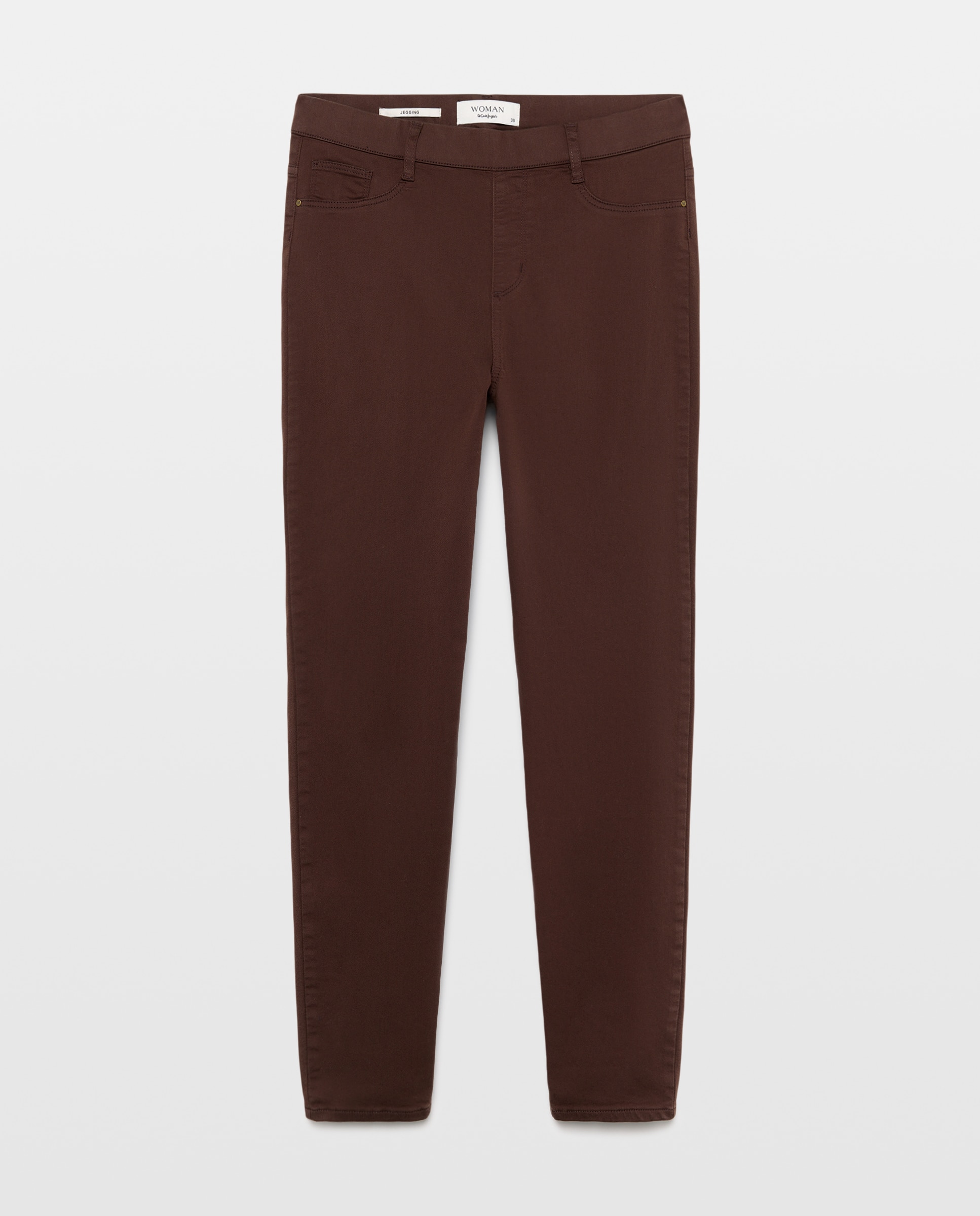 Imagem 0 de Calças Lisas tipo Jeggings em Algodão