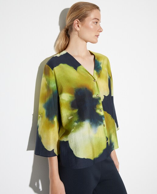 Imagem 0 de Blusa de Manga Comprida com Estampado Floral