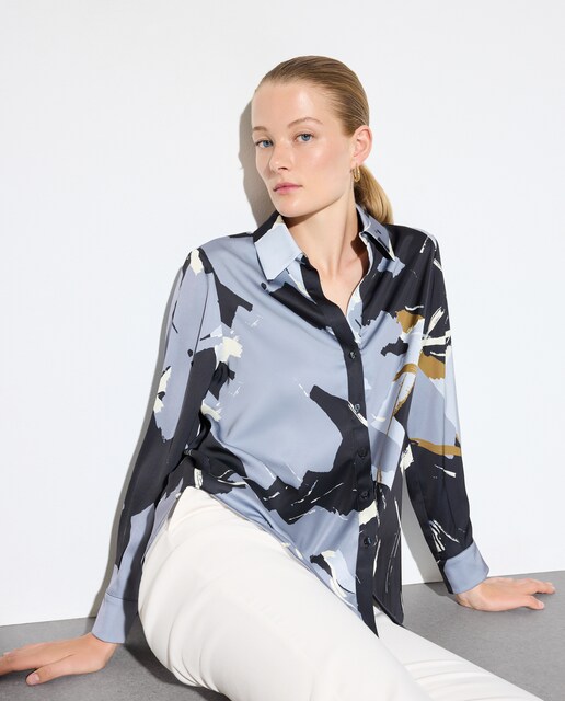 Imagem 0 de Blusa Estampada com Manga Comprida