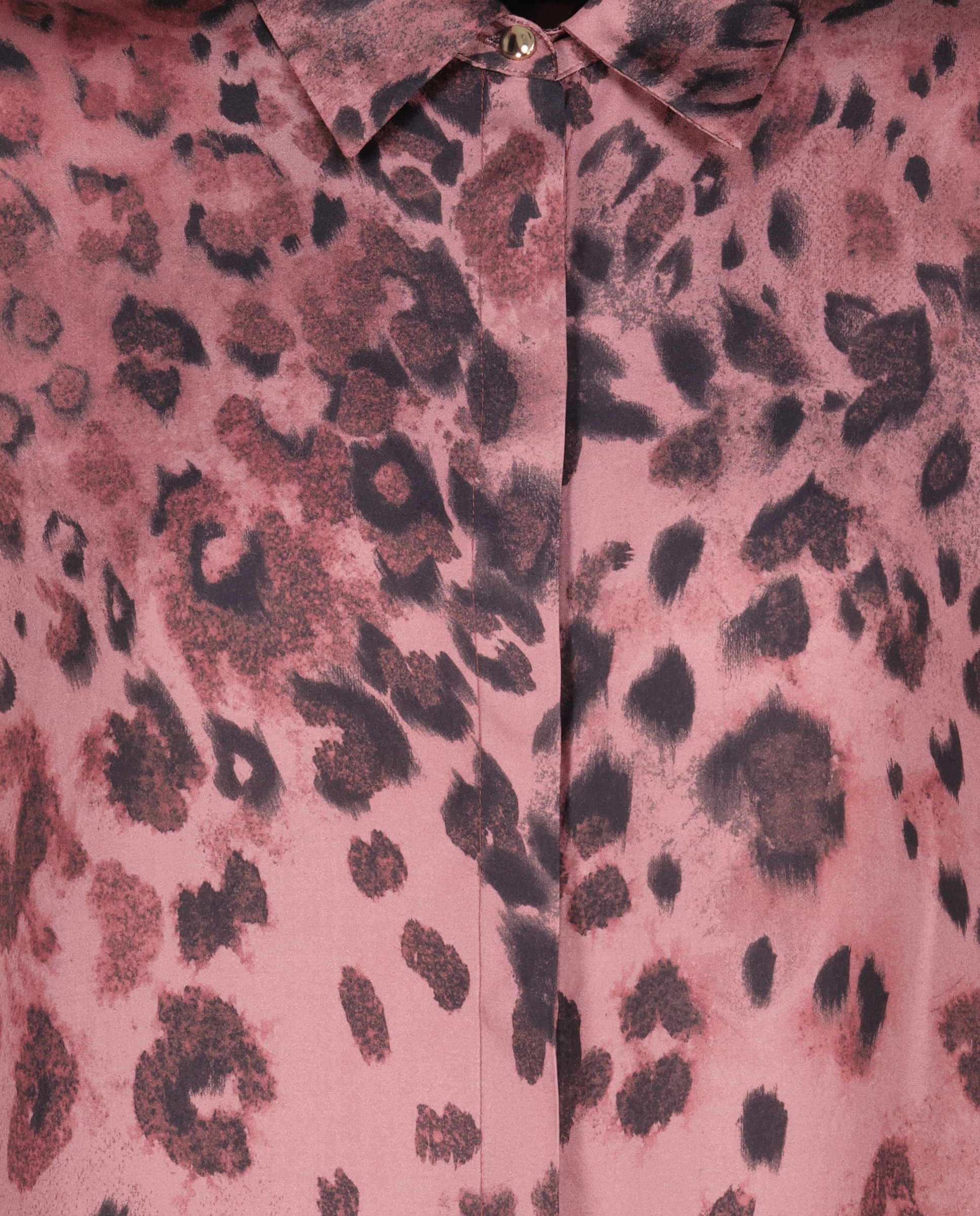 Blusa Acetinada com Animal Print Vermelho-6