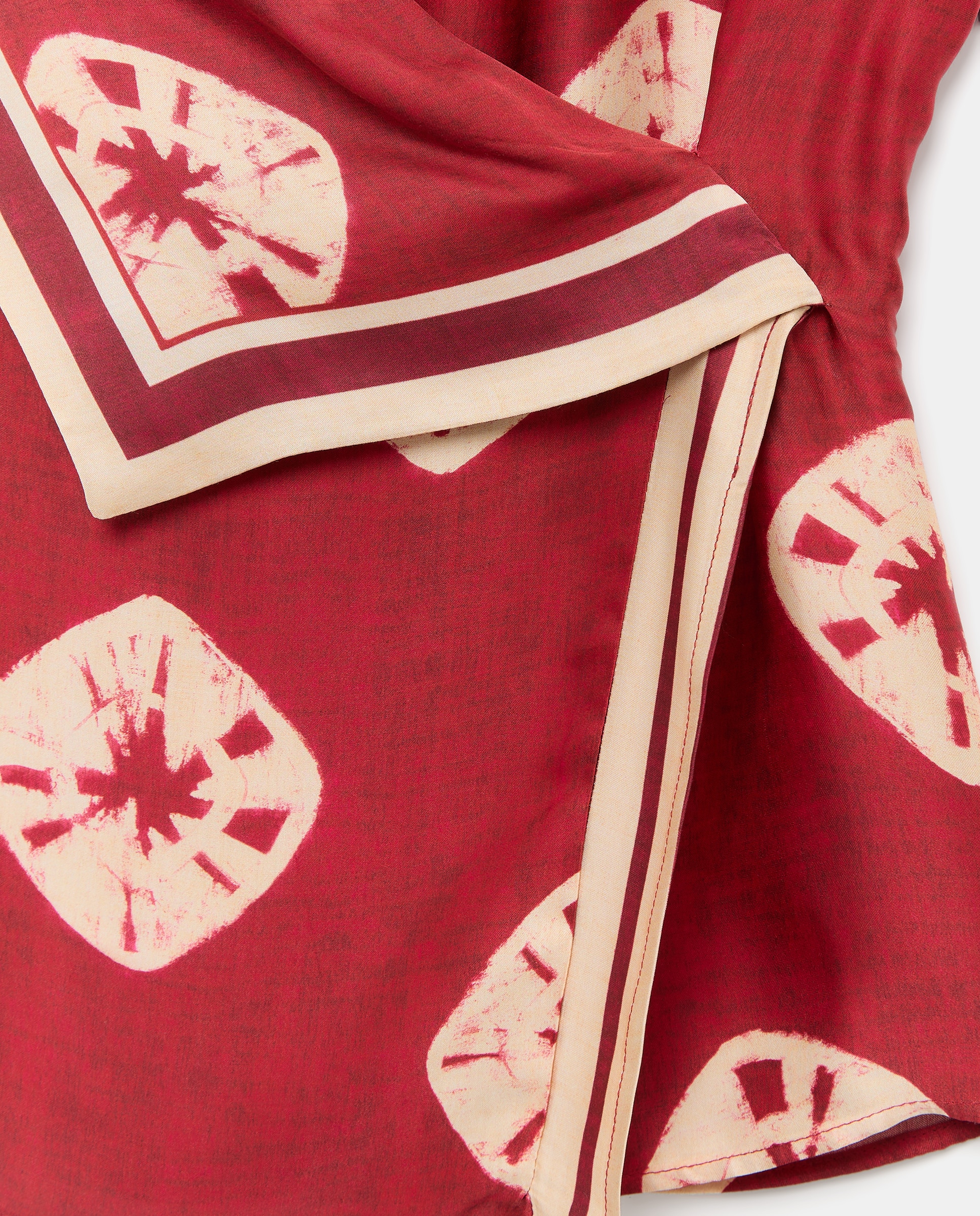 Top Cruzado Ikat Vermelho-2