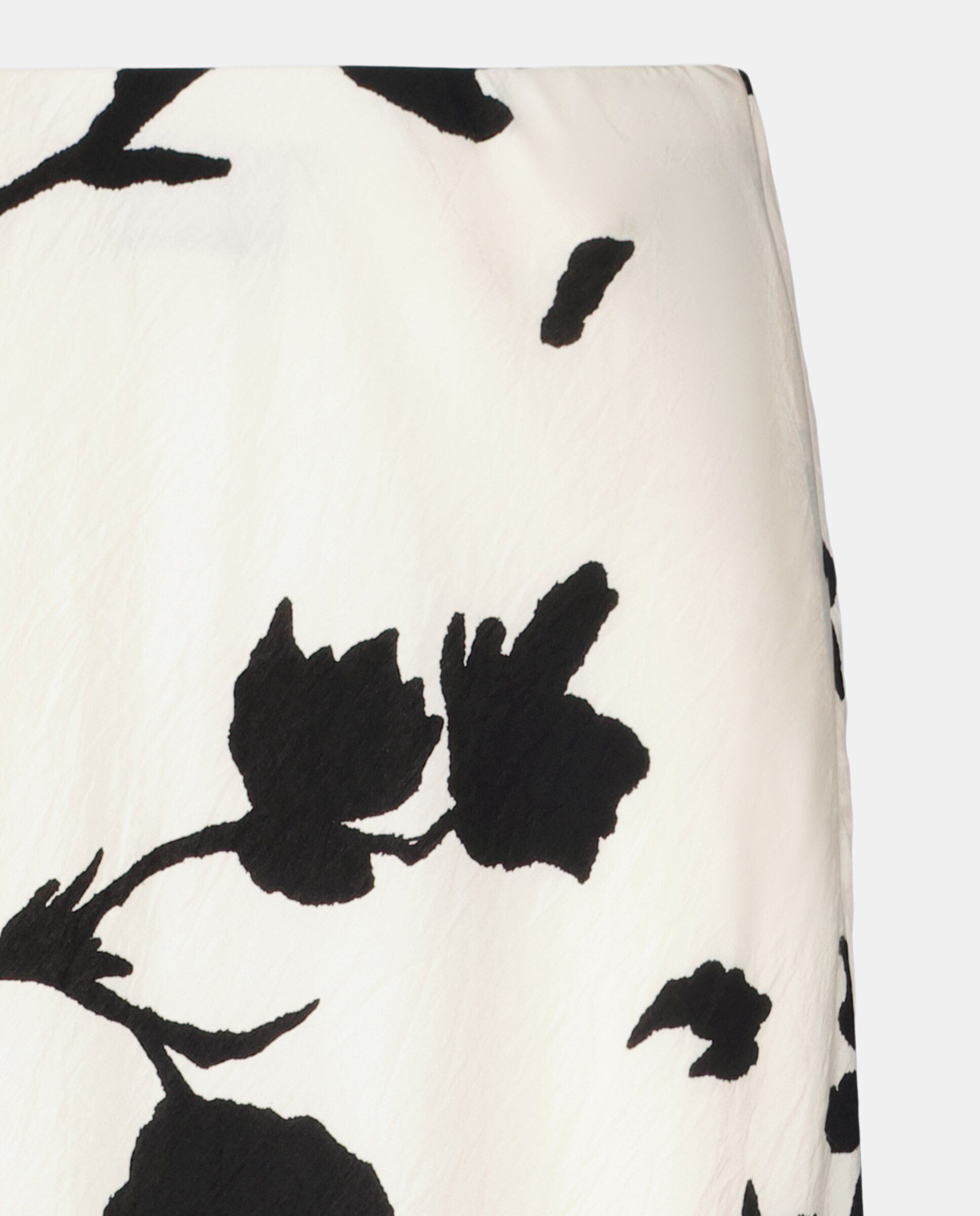 Saia Comprida Estampada Branco-5