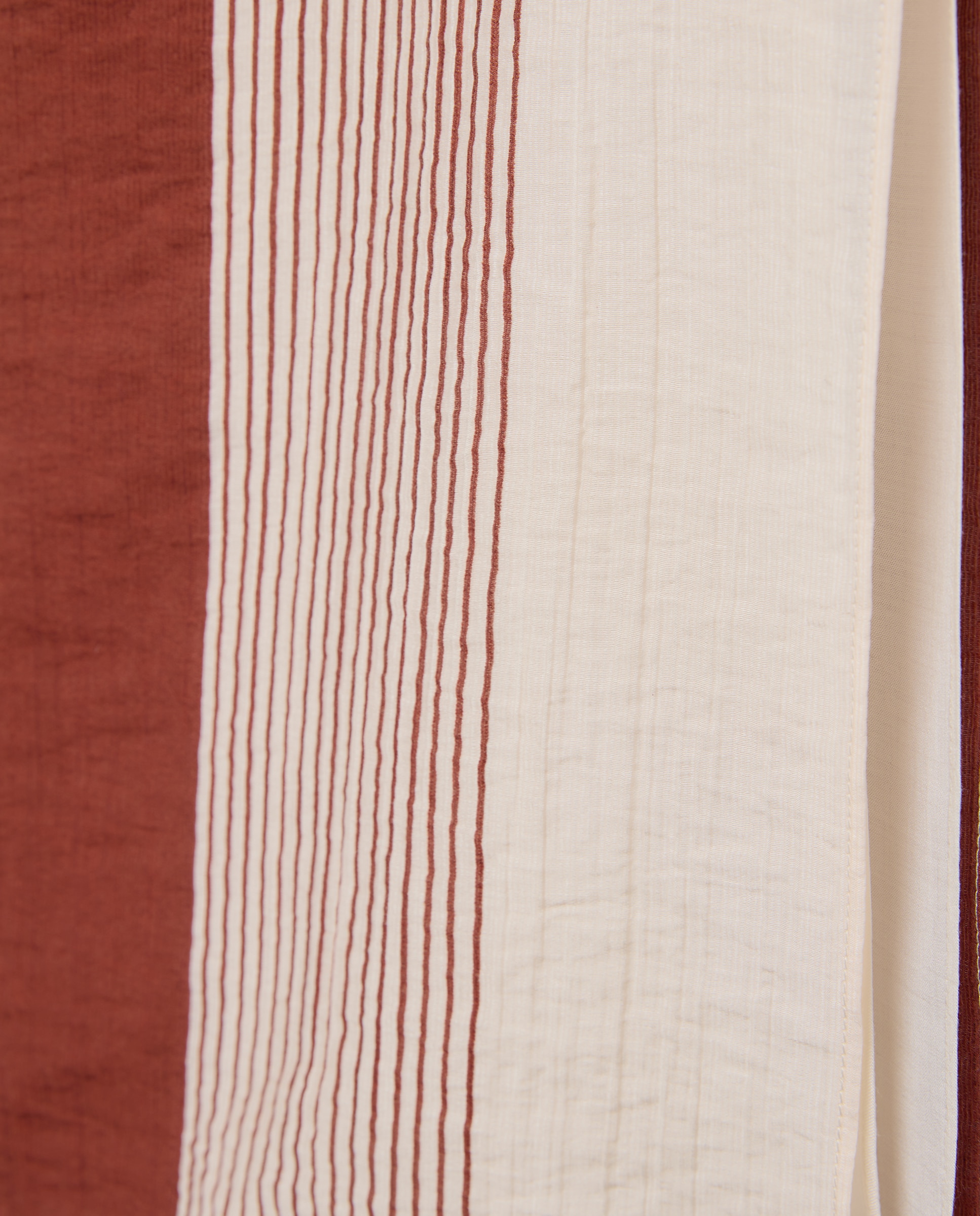 Saia Comprida Estampada Vermelho-5