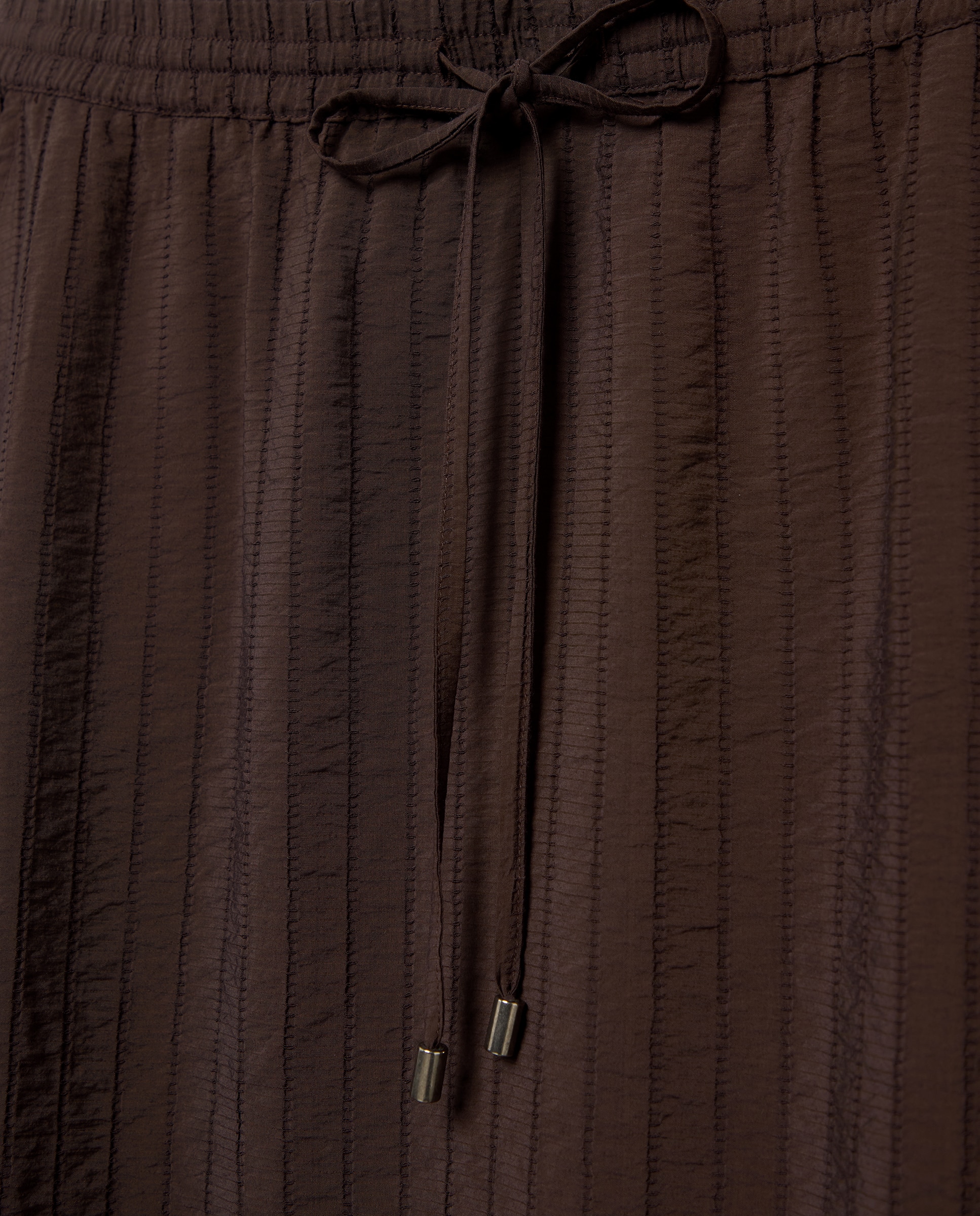 Falda jogger texturada - Woman El Corte Inglés - Chocolate Chocolate-6