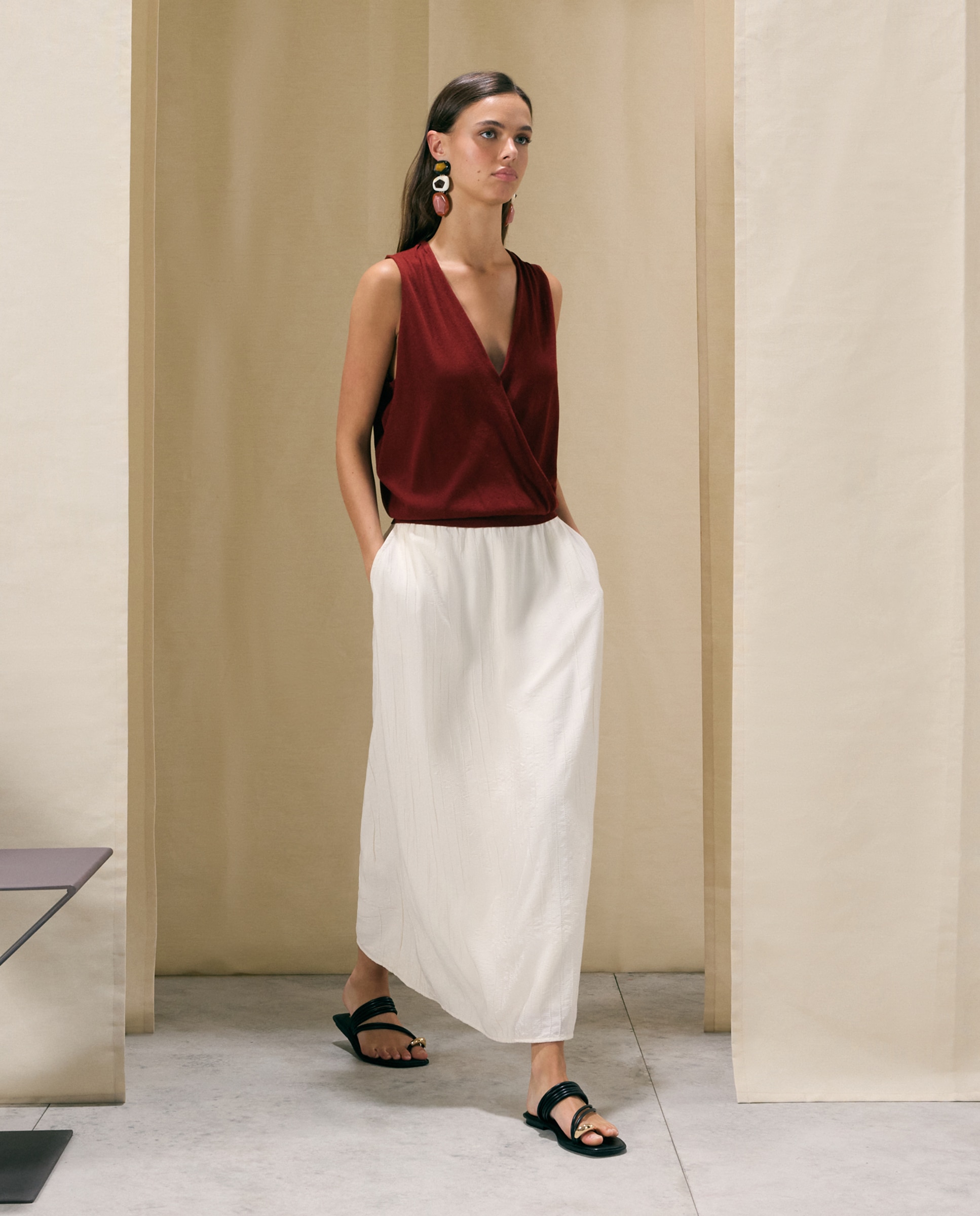 Saia Jogger Texturada 120 Cru-1