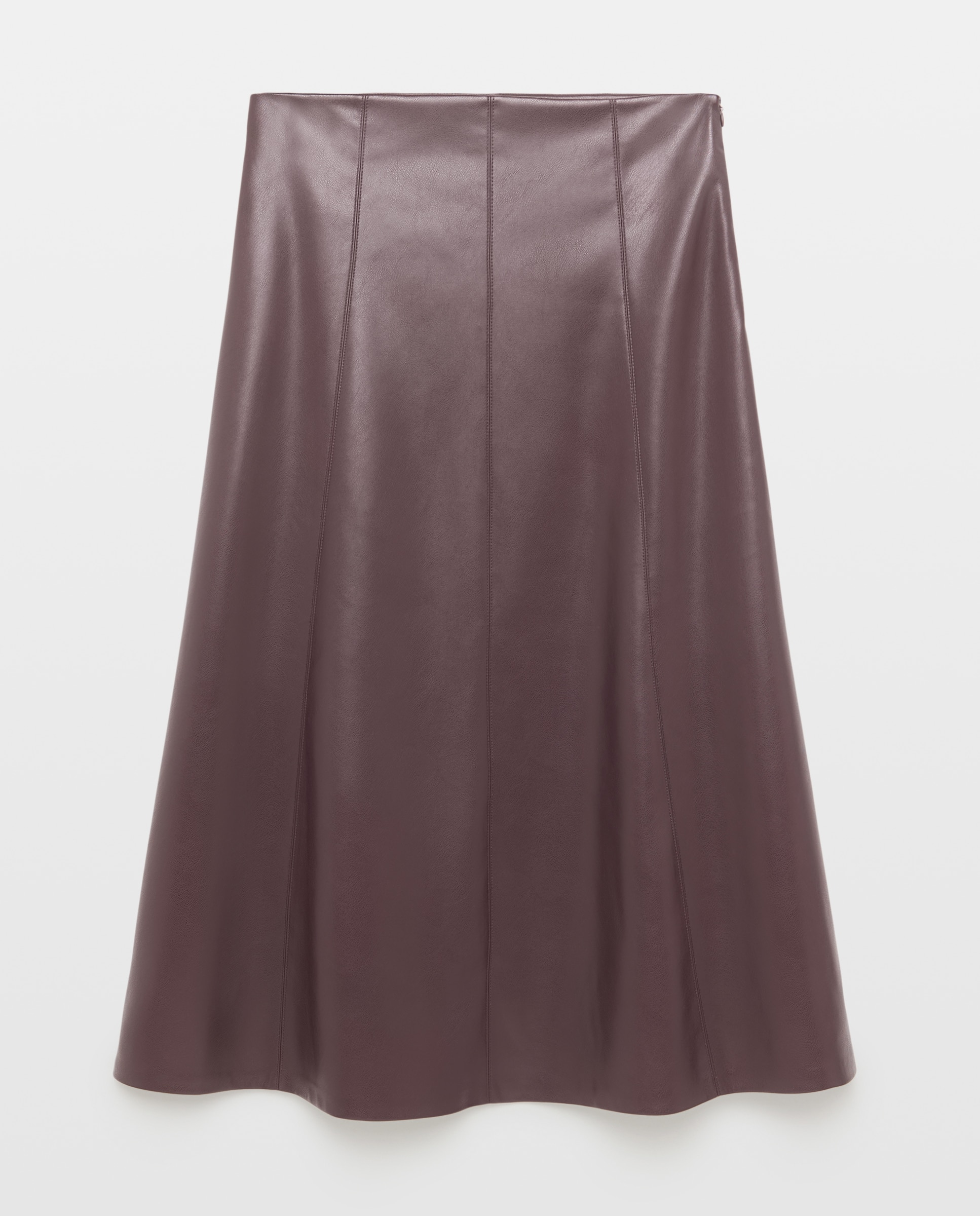 Falda larga lisa de mujer - Woman El Corte Inglés - Plomo Plomo-4