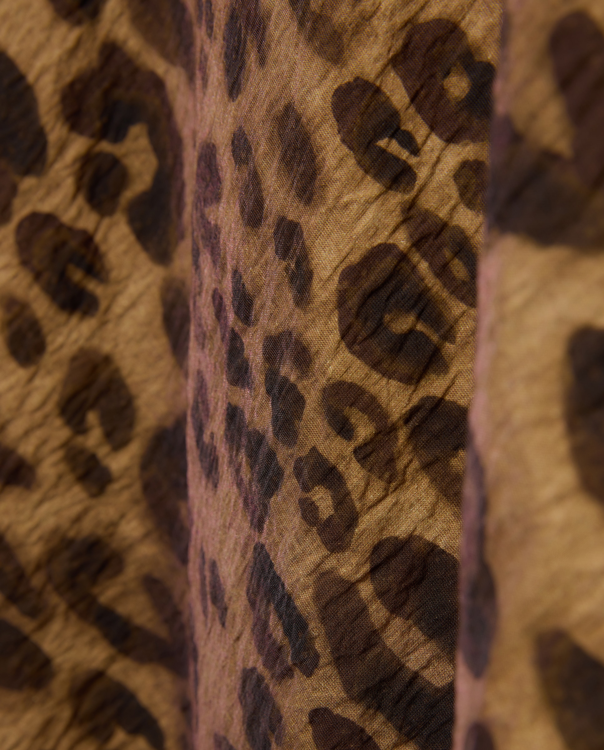Saia com Animal Print Castanho-5