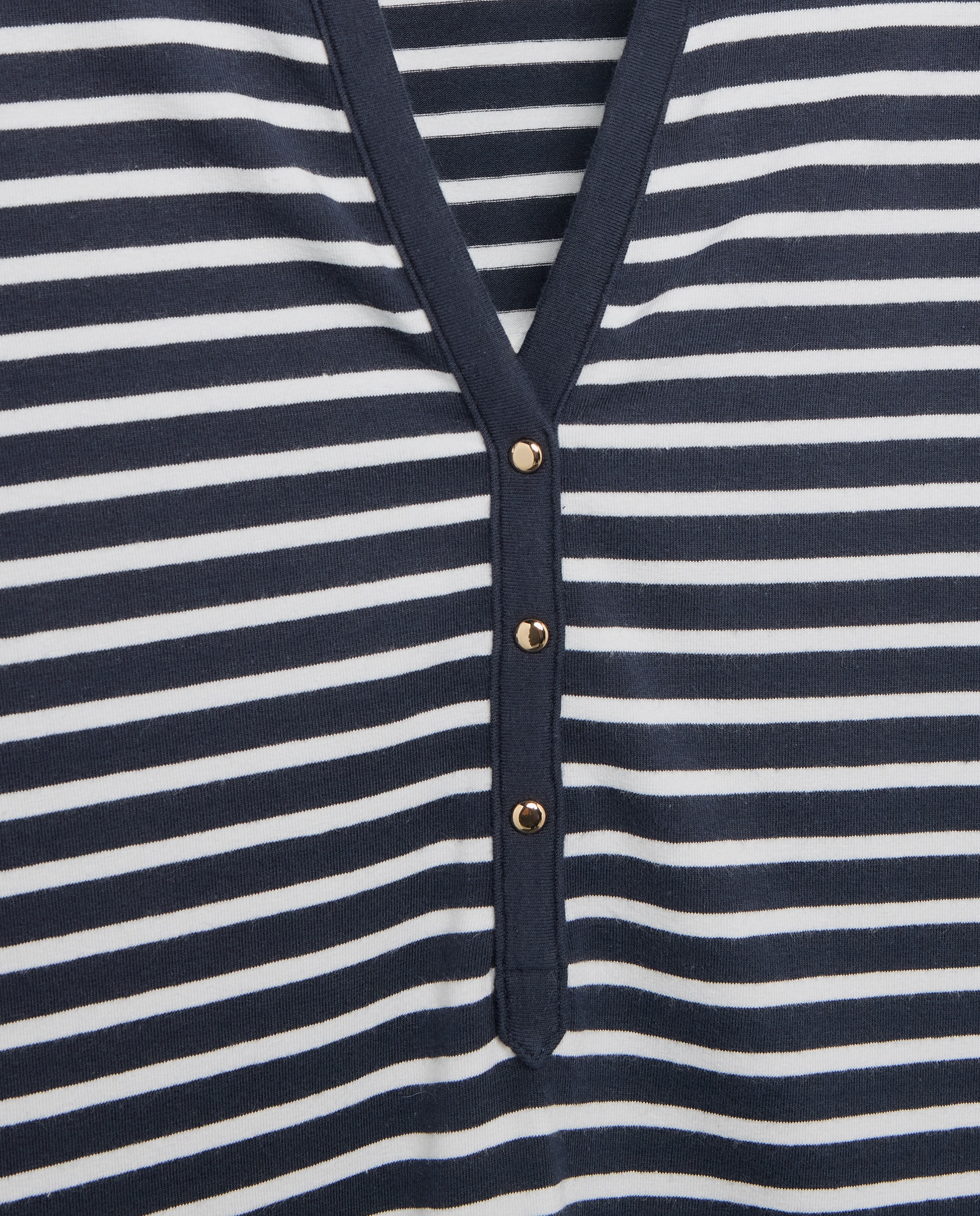 Camiseta manga larga de mujer con cuello panadero - Woman El Corte Inglés - Azul Azul-5