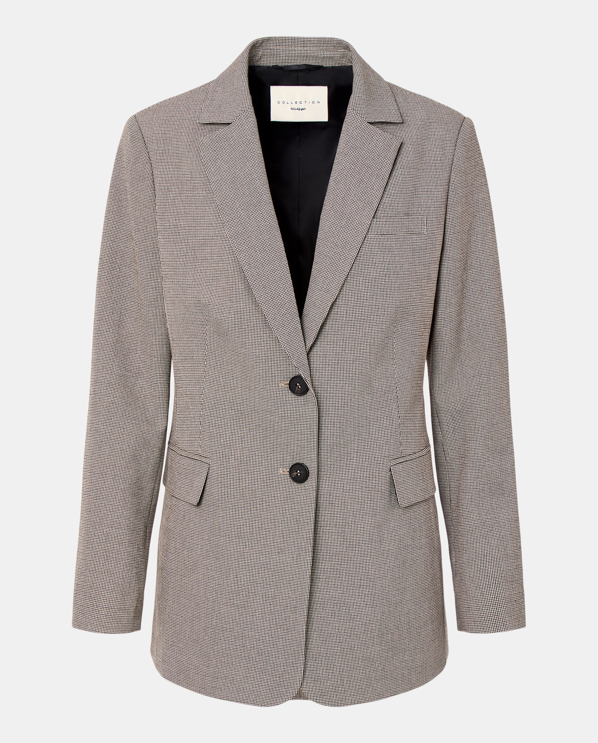 Blazer Estampado de Poliéster Torrado-5