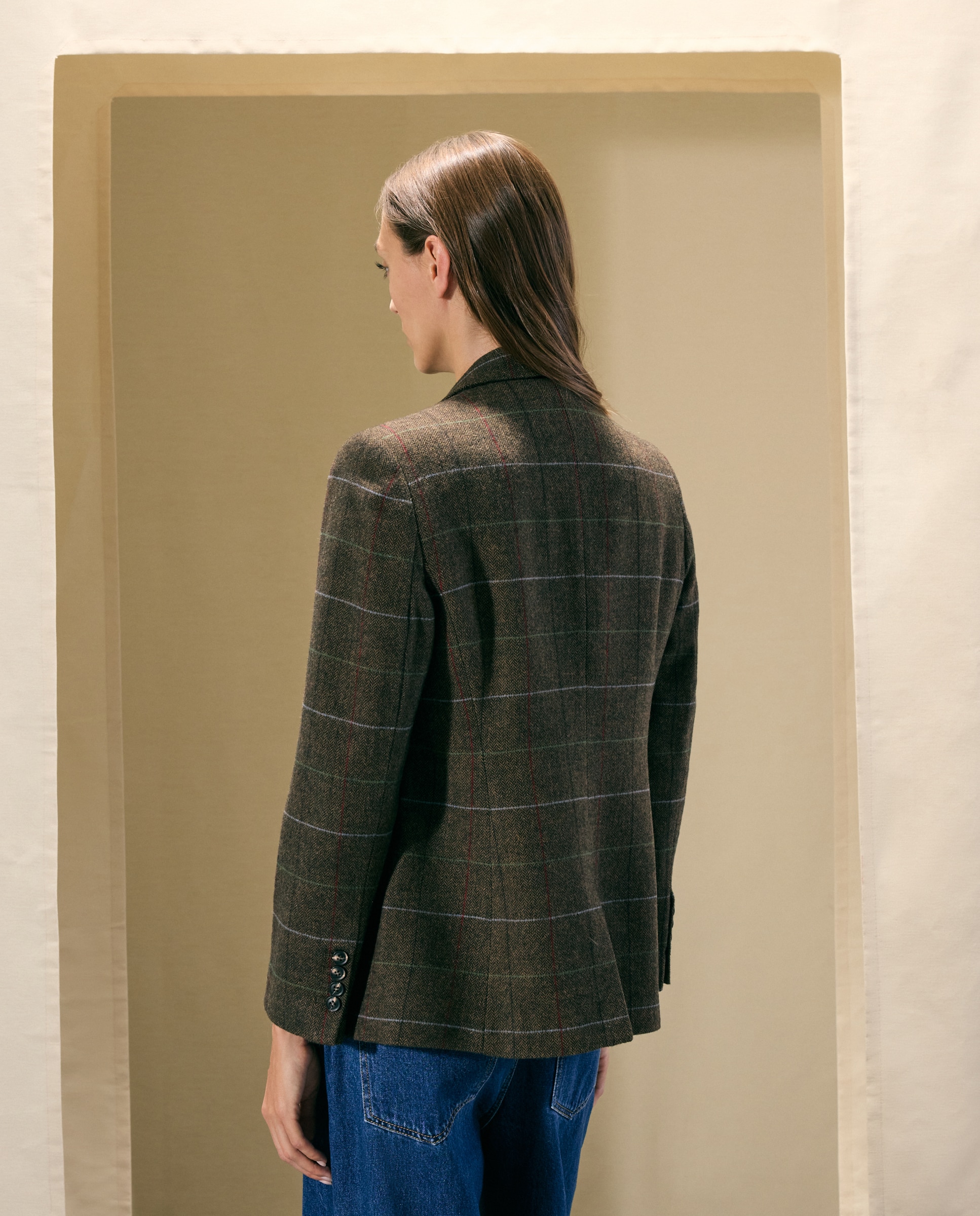 Chaqueta de mujer lisa - Woman El Corte Inglés - Marrón Marrón-2
