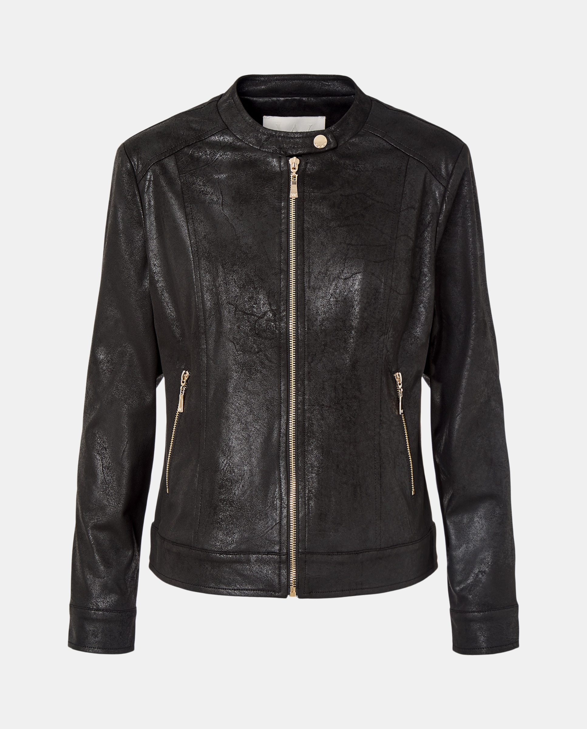 Blusão de Camurcina com Lavagem Preto-4