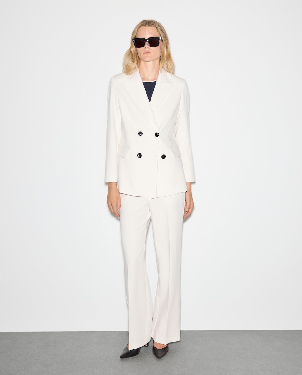 Blazer liso cruzado 120 Cru-2