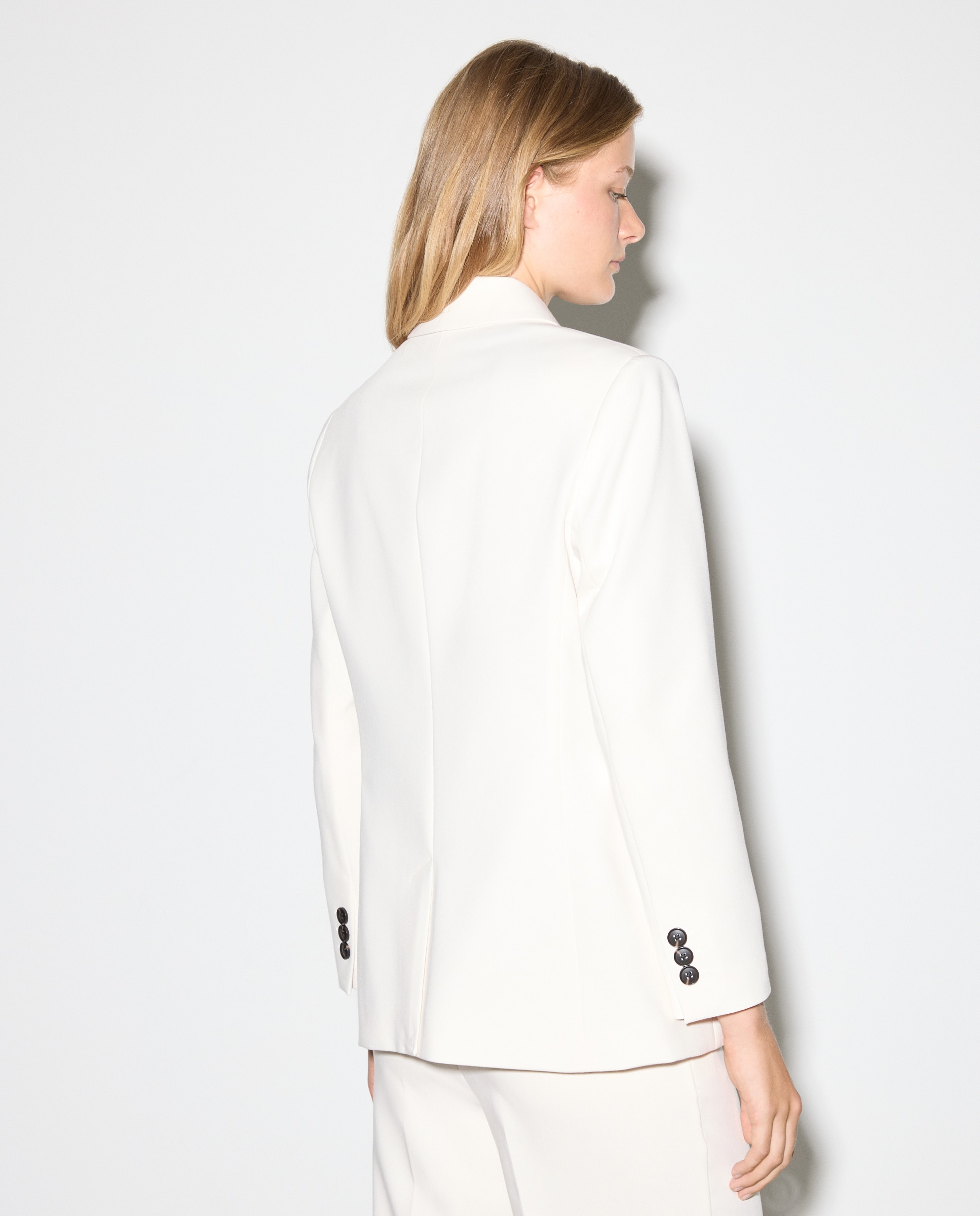 Blazer liso cruzado 120 Cru-3