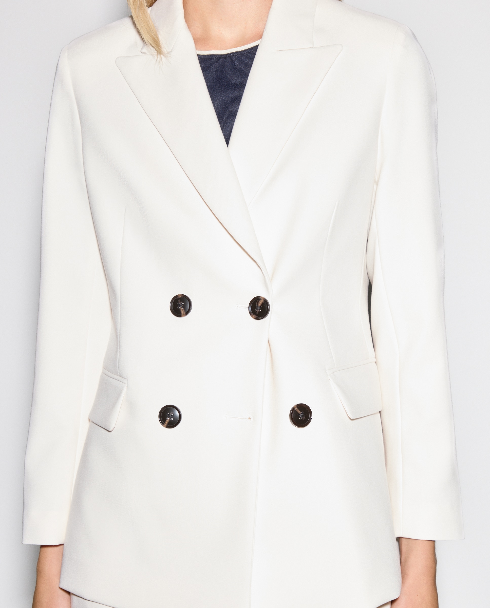 Blazer liso cruzado 120 Cru-4