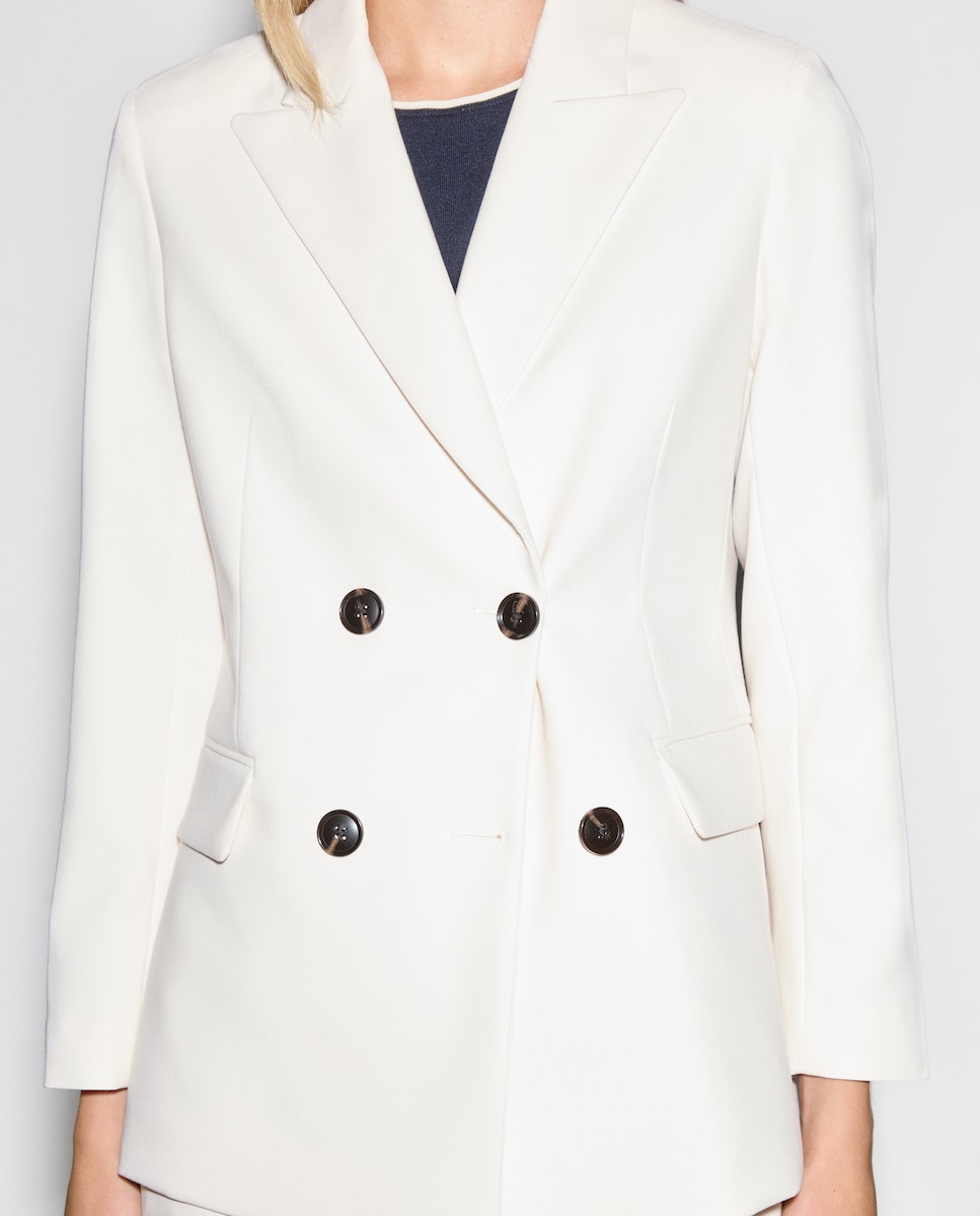 Blazer liso cruzado 120 Cru-4