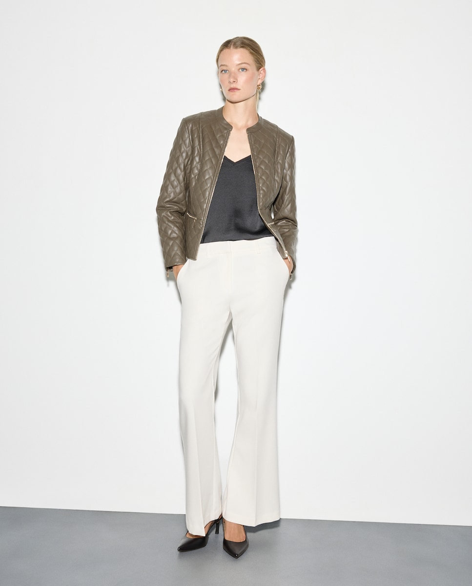 Blusão Liso de Poliéster 530 Verde Escuro-2