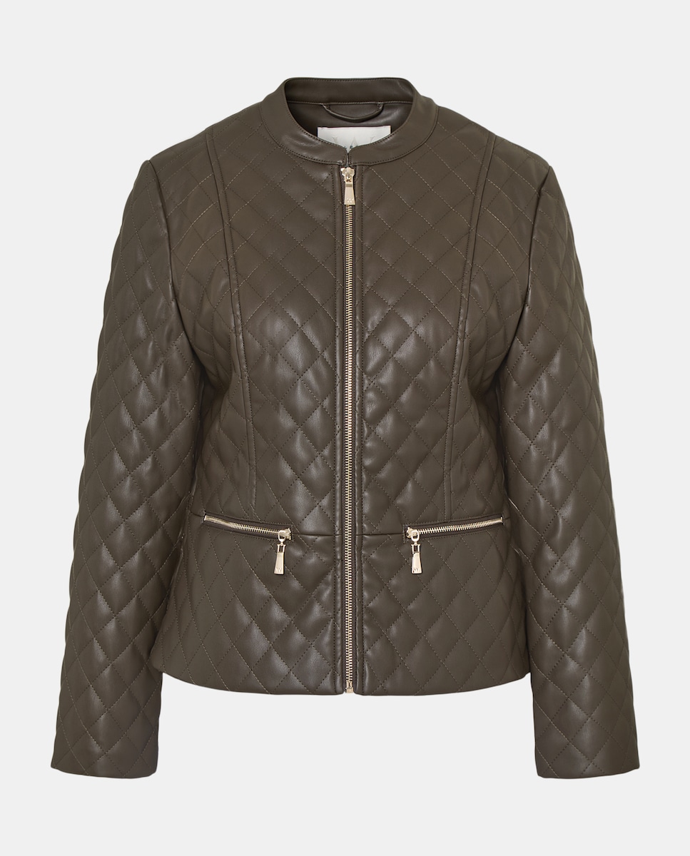 Blusão Liso de Poliéster 530 Verde Escuro-5