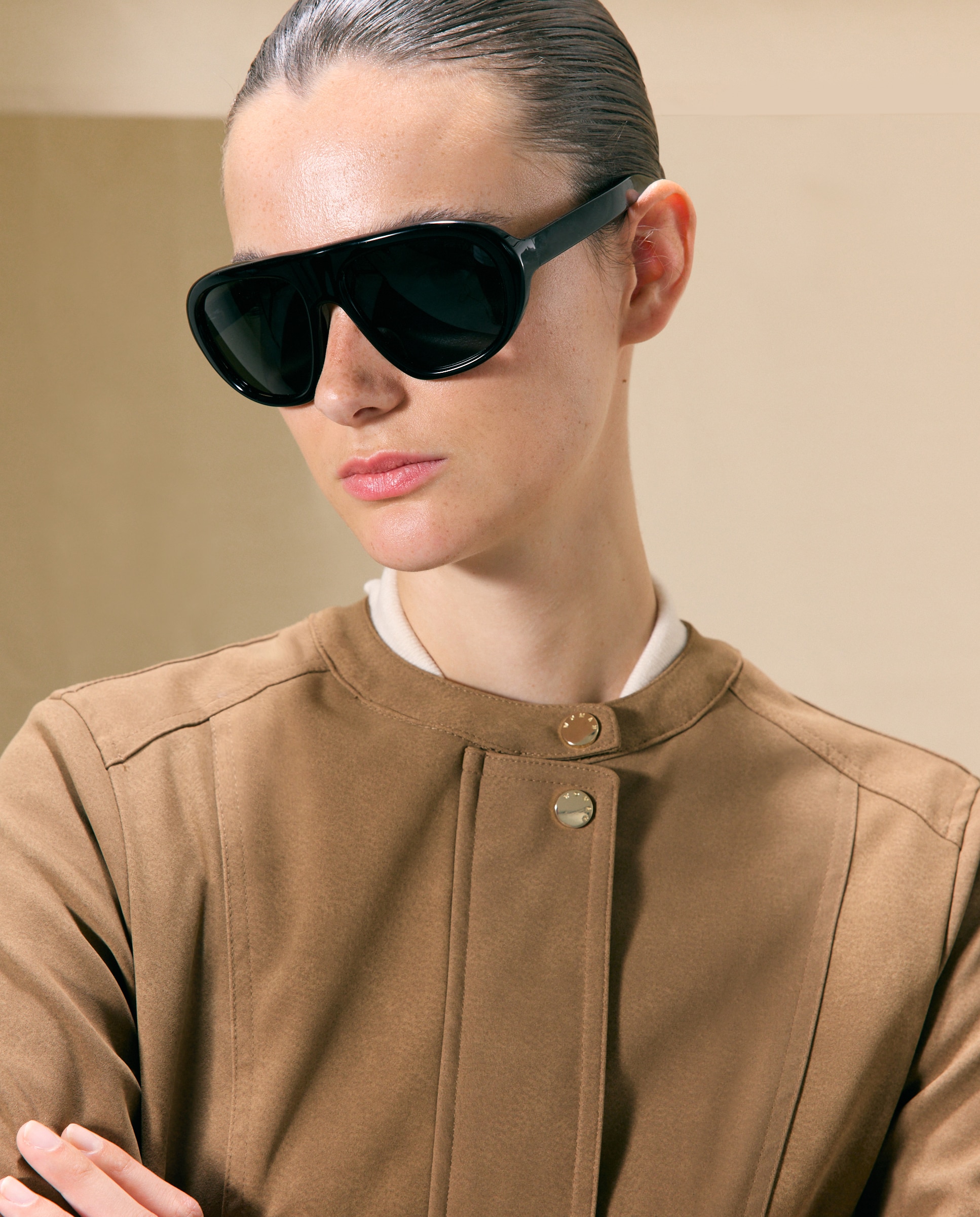 Cazadora de mujer lisa de pecari - Woman El Corte Inglés - 730 Camel 730 Camel-2