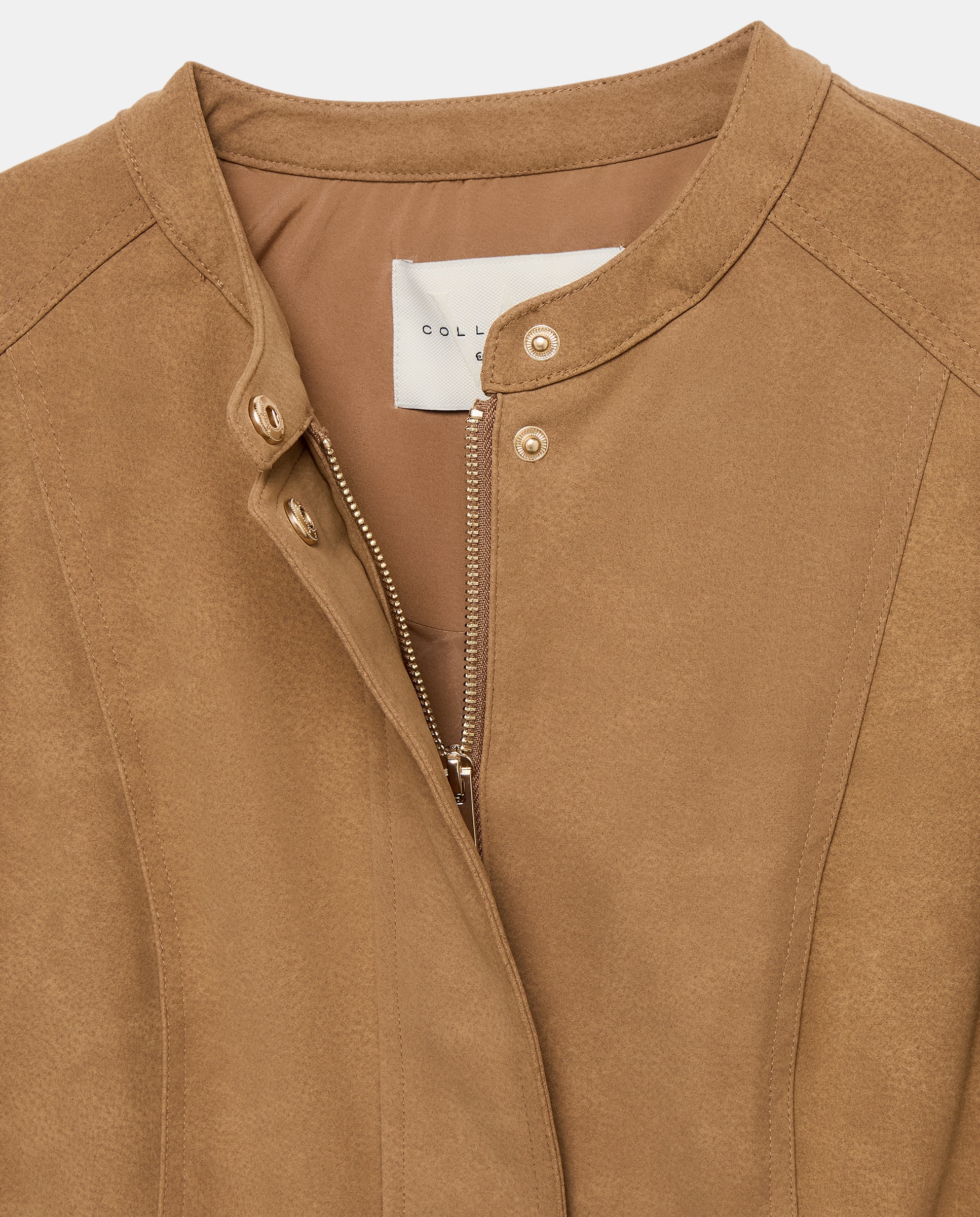 Cazadora de mujer lisa de pecari - Woman El Corte Inglés - 730 Camel 730 Camel-6