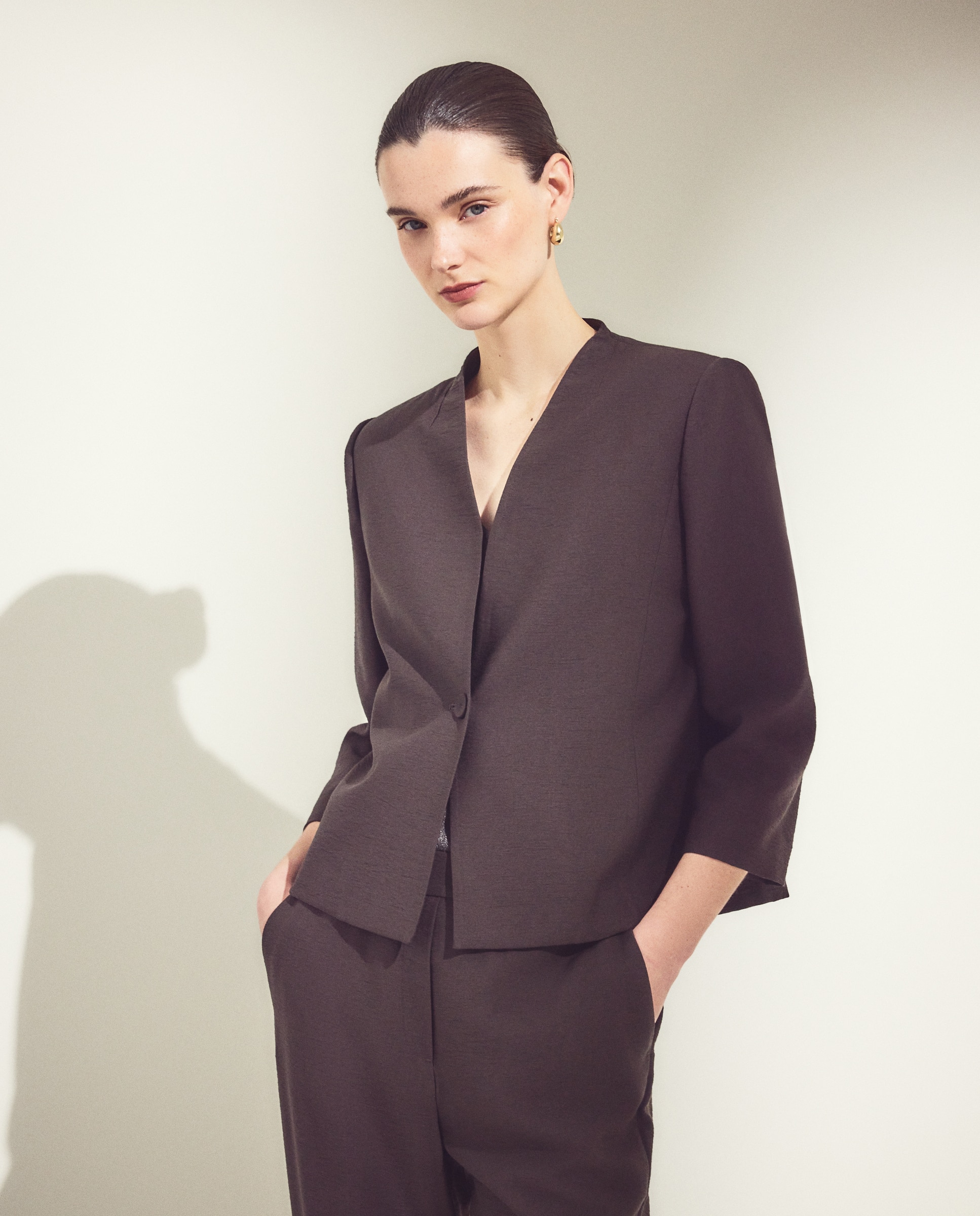 Imagem 0 de Blazer Liso com Lavagem
