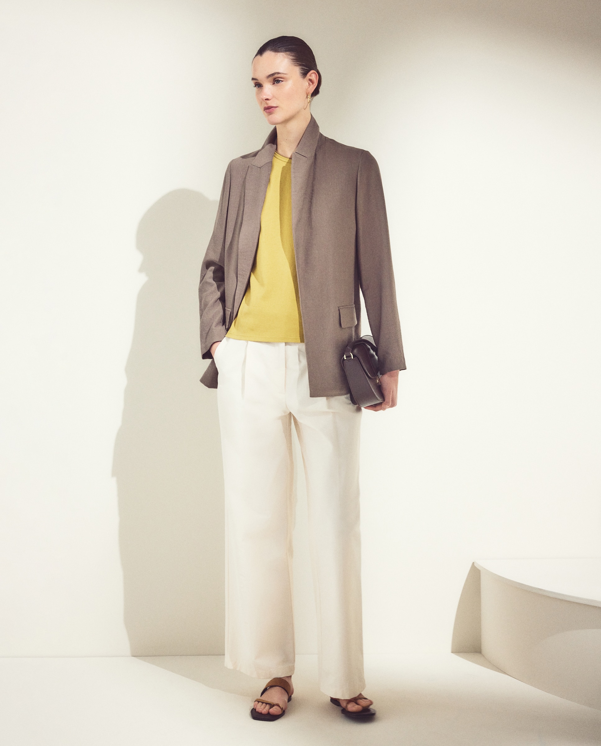 Blazer Ligeiro Liso Visom-Escuro-2