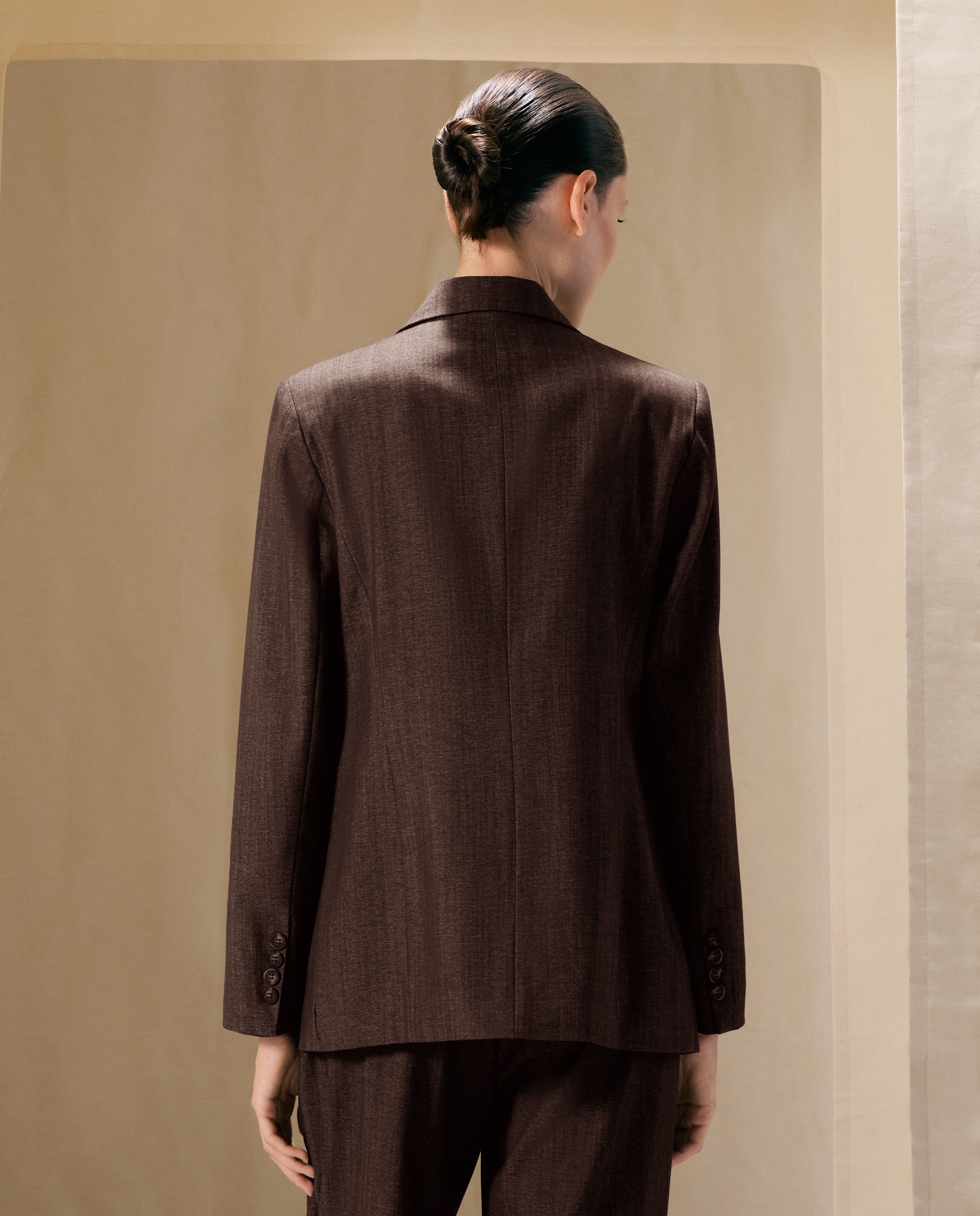 Blazer fantasía de mujer - Woman El Corte Inglés - Marrón Marrón-3