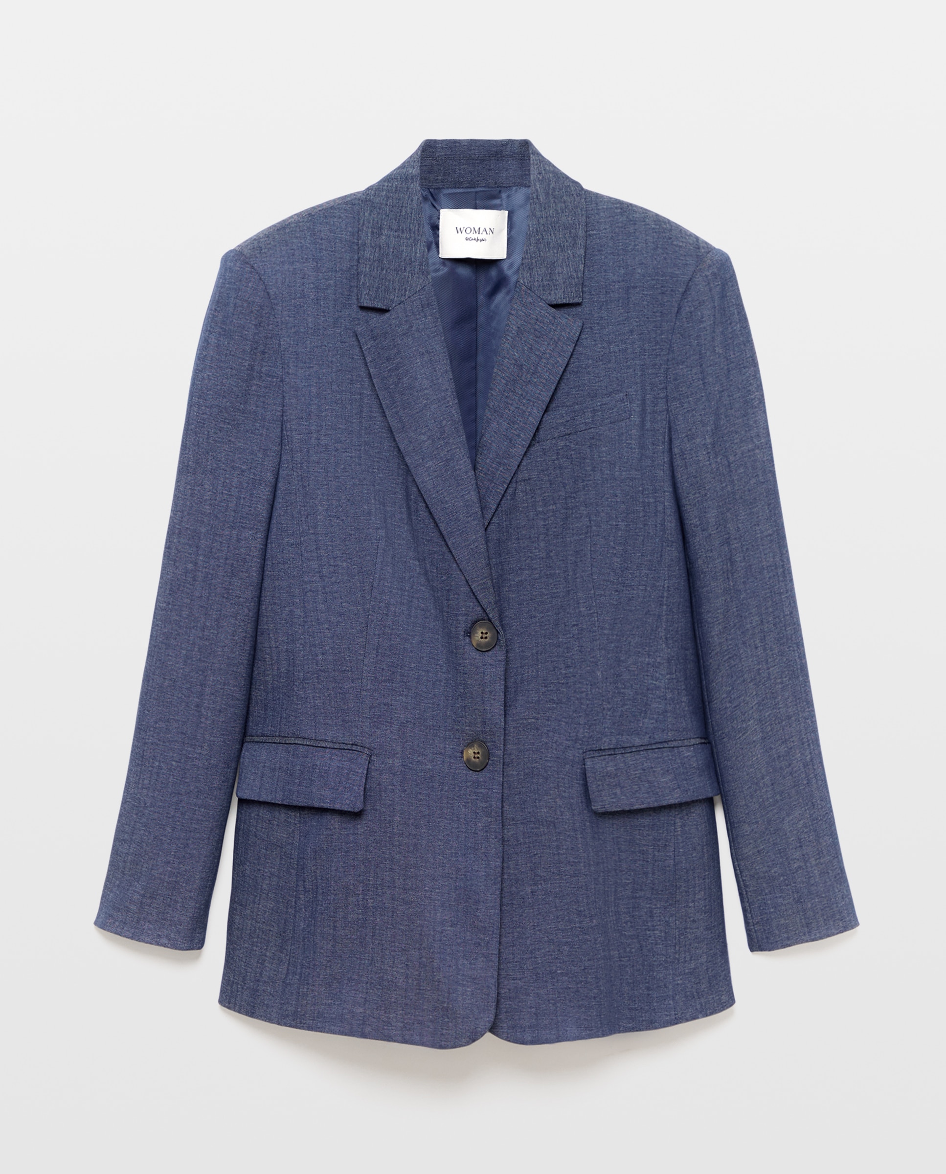 Blazer com Fantasia Azul-marinho-4
