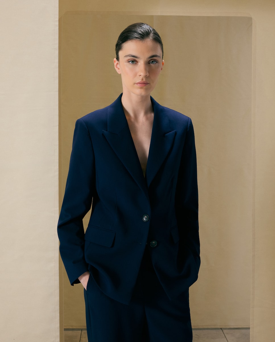 Imagen 0 de Blazer de mujer lisa 770 Terracota