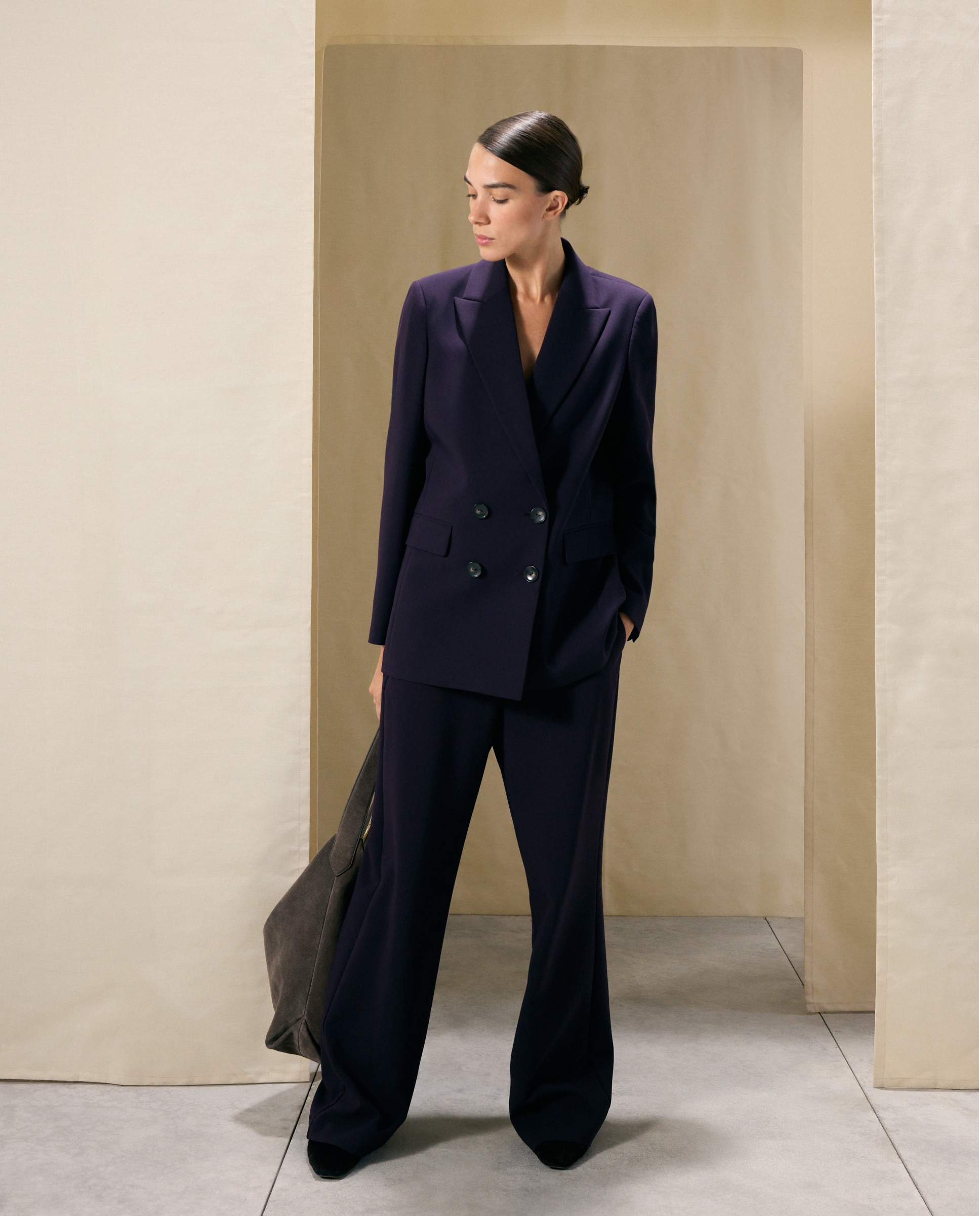 Blazer cruzado Roxo-2
