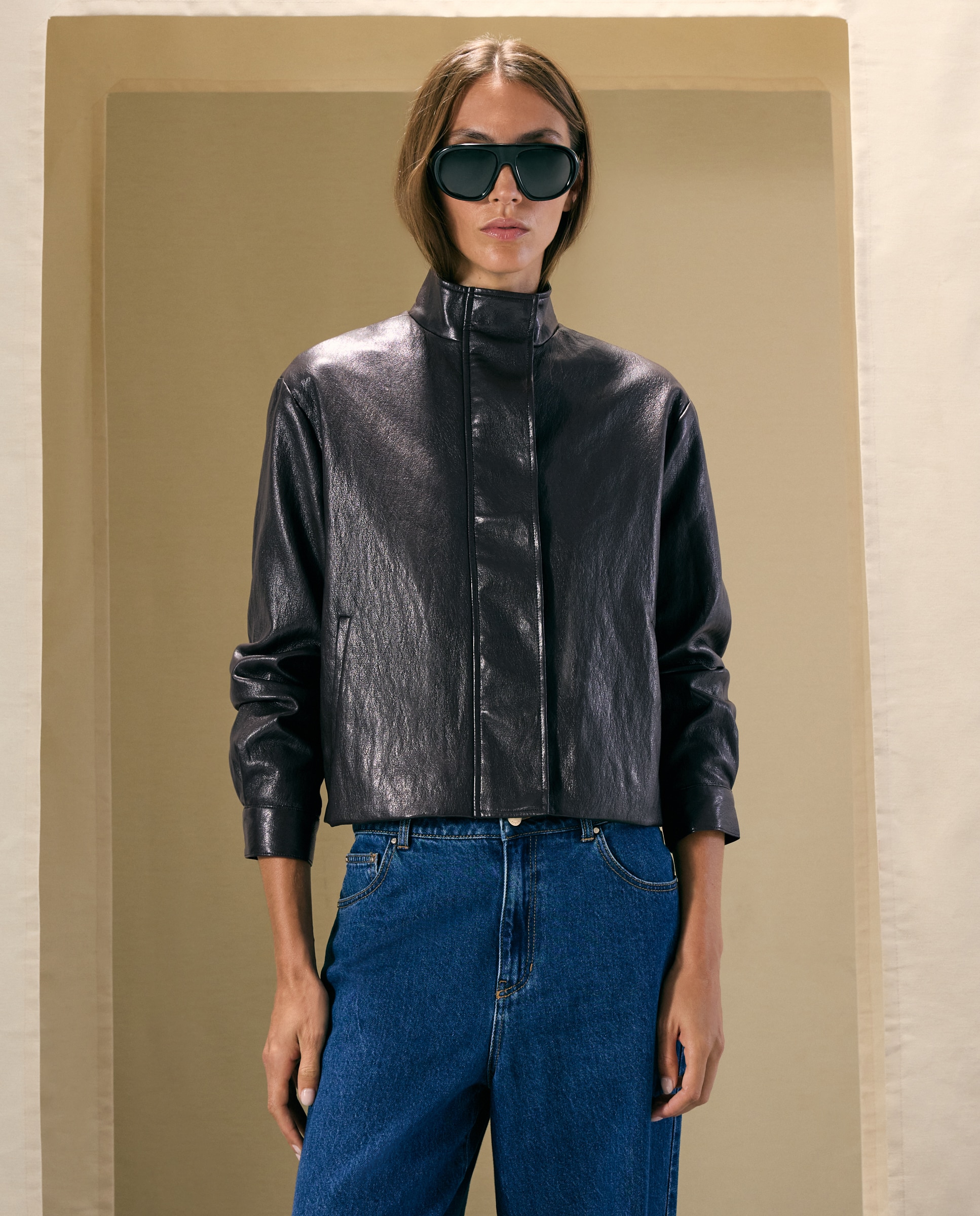Cazadora bomber de mujer - Woman El Corte Inglés - Marrón Marrón-1