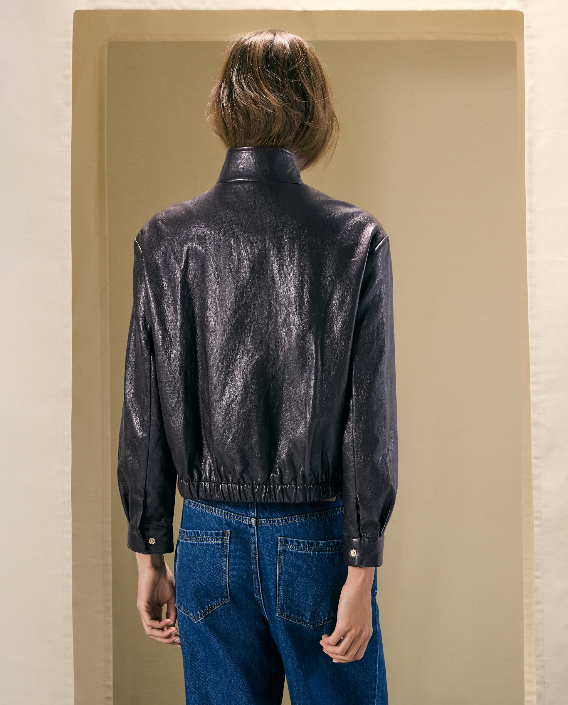 Cazadora bomber de mujer - Woman El Corte Inglés - Marrón Marrón-3