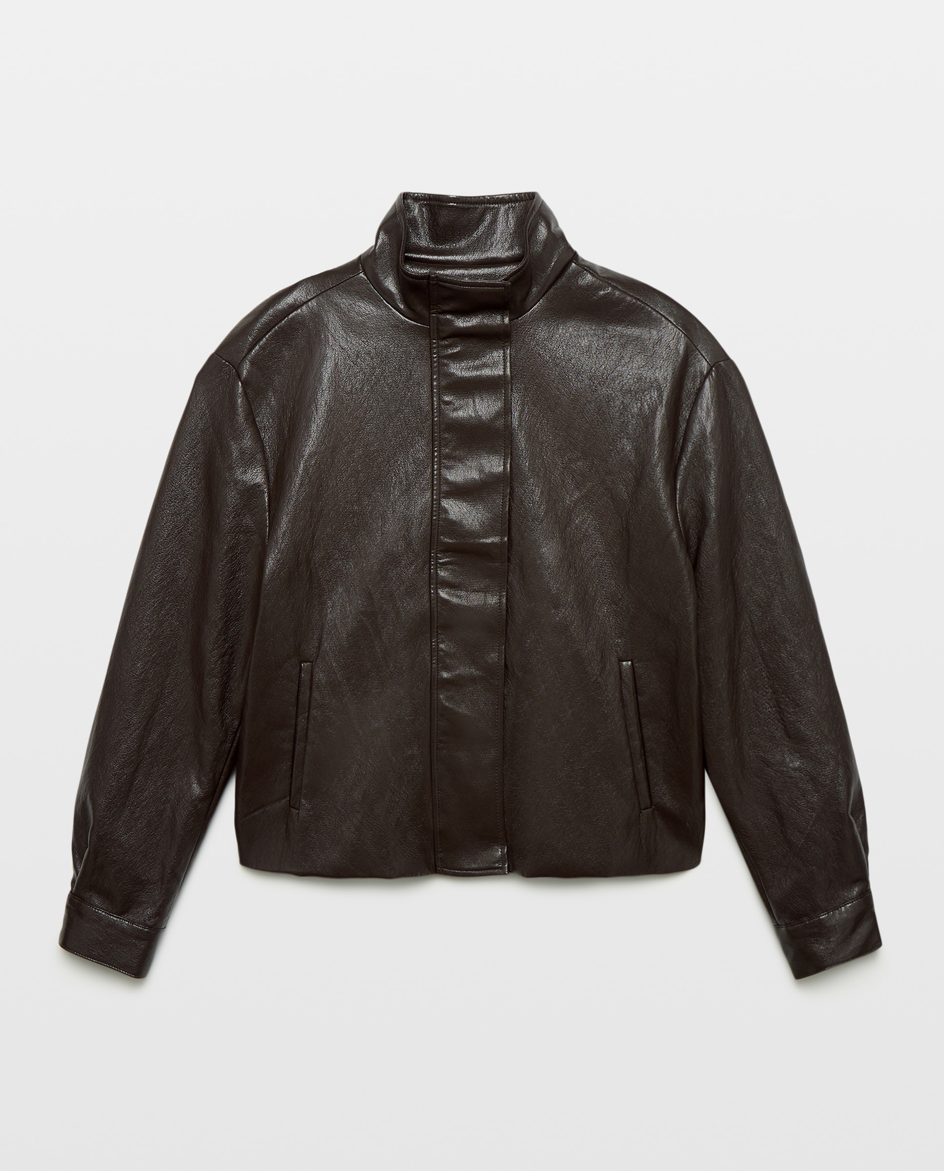 Cazadora bomber de mujer - Woman El Corte Inglés - Marrón Marrón-4