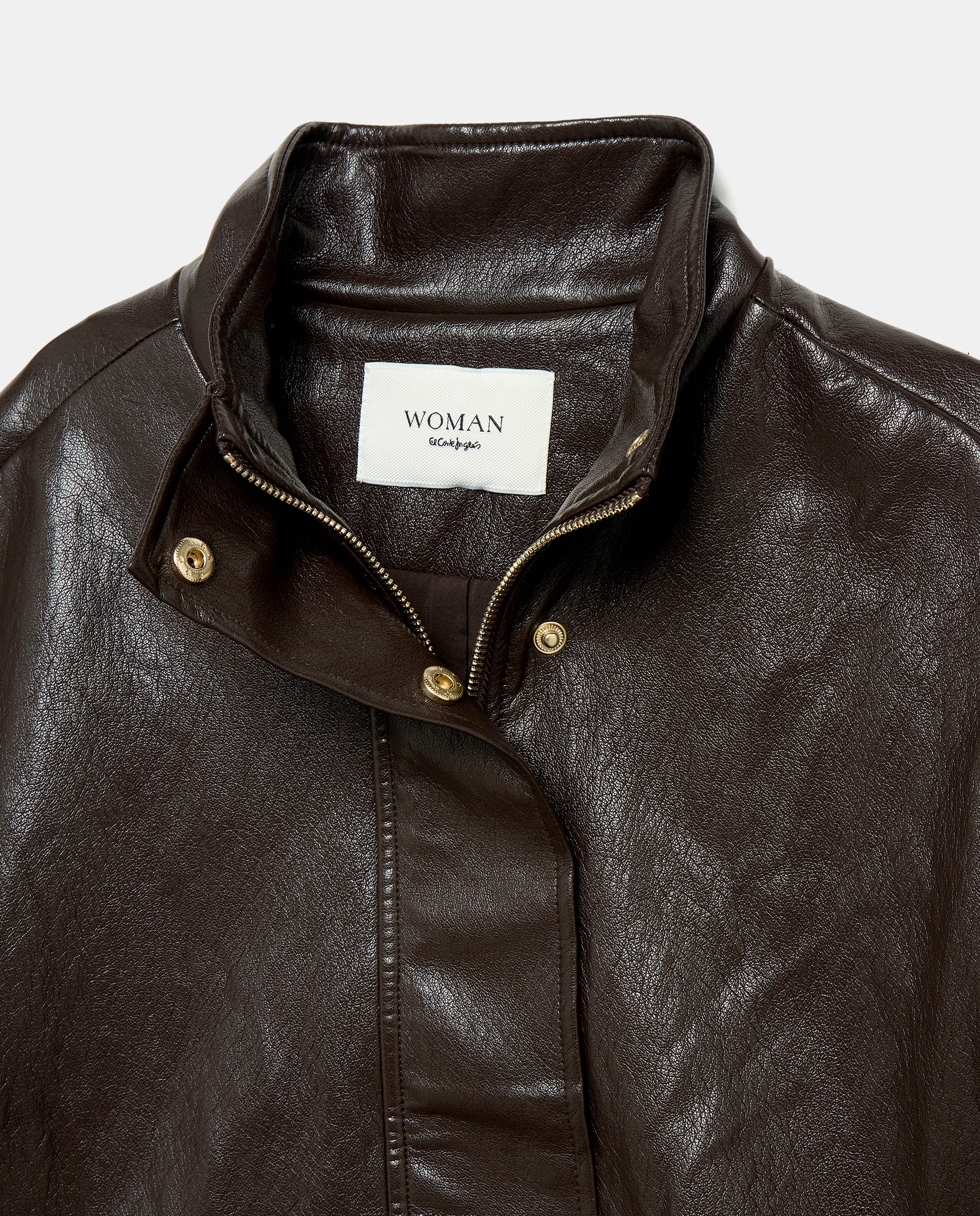 Cazadora bomber de mujer - Woman El Corte Inglés - Marrón Marrón-5
