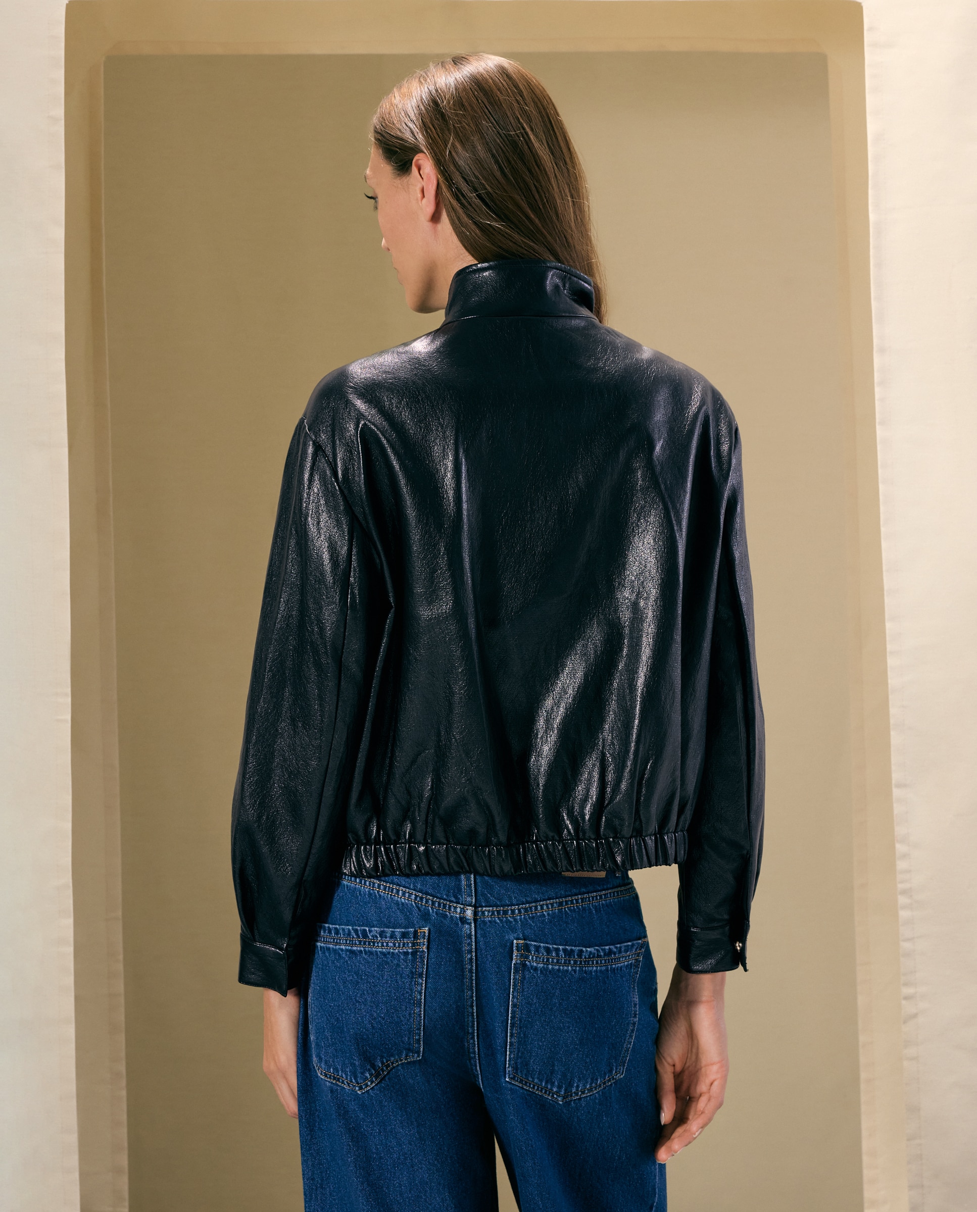 Blusão bomber Preto-3