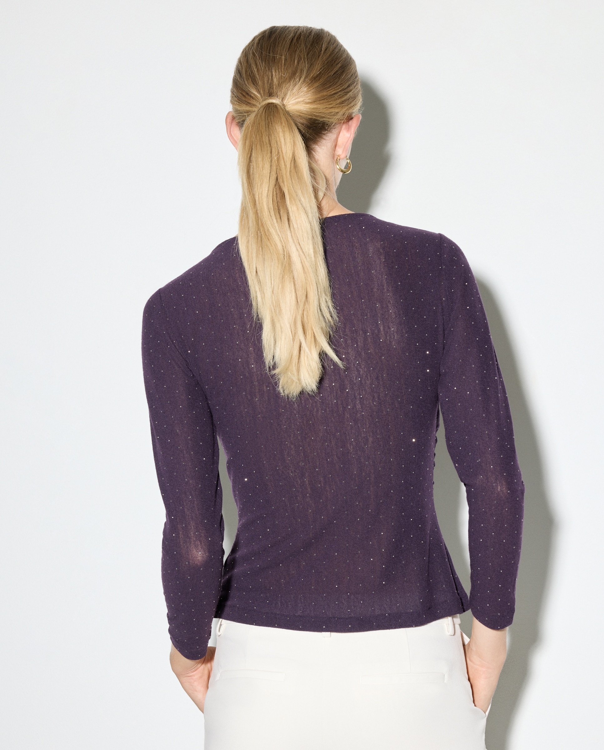 Camisola Lisa com Manga Comprida 290 Bordeaux-3