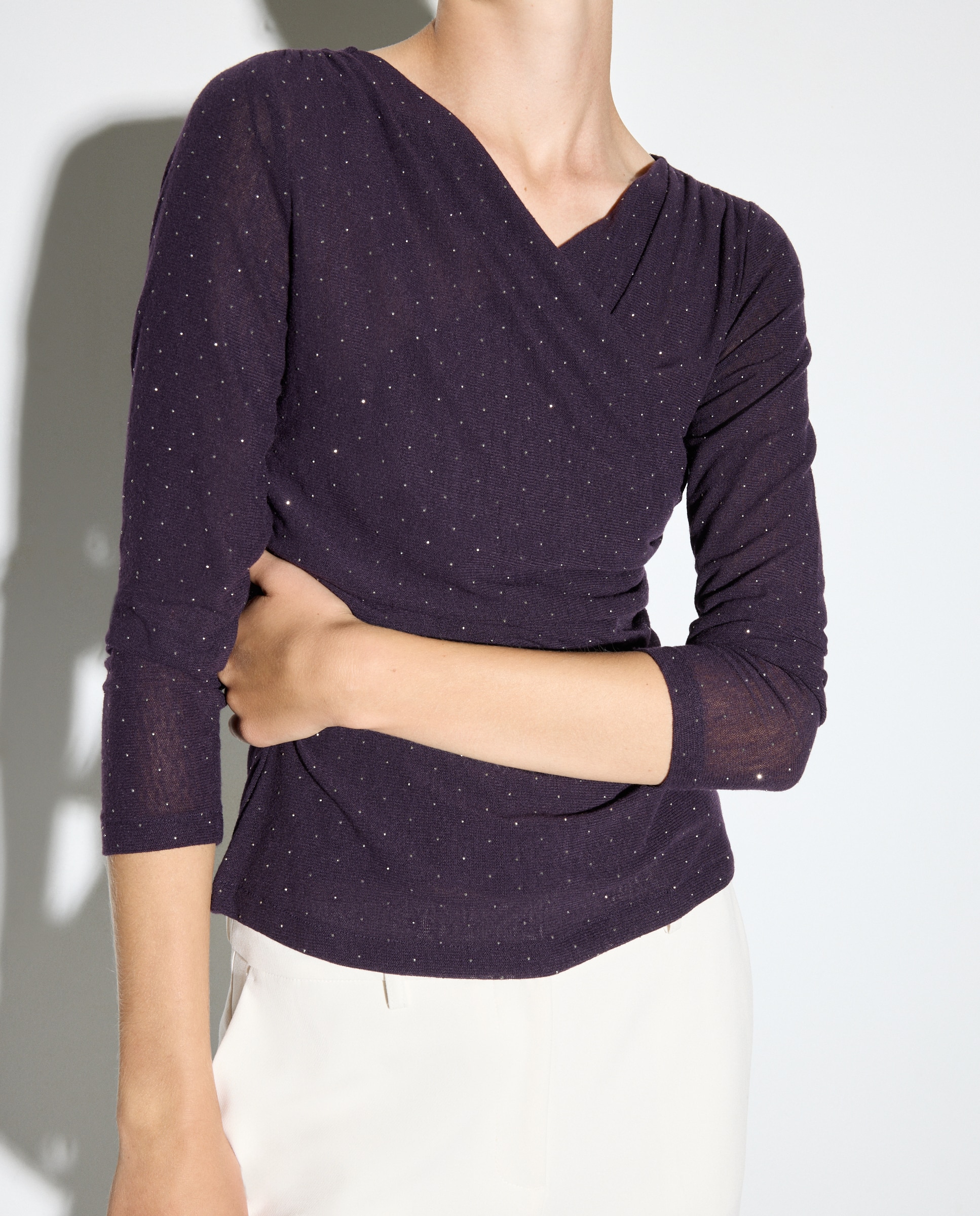 Camisola Lisa com Manga Comprida 290 Bordeaux-4