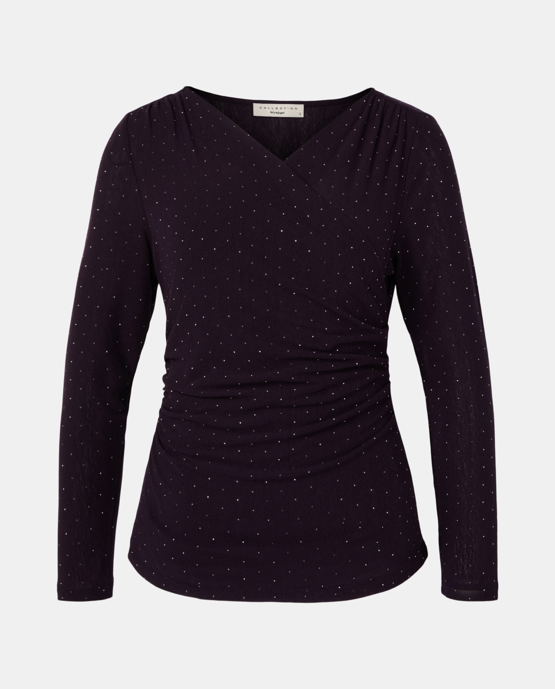 Camisola Lisa com Manga Comprida 290 Bordeaux-5