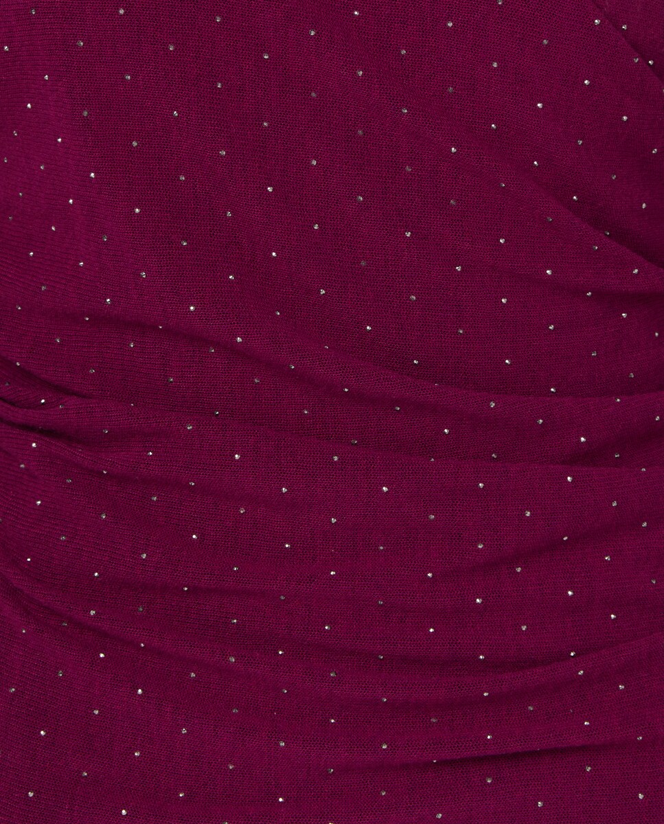 Camisola Lisa com Manga Comprida Roxo-5