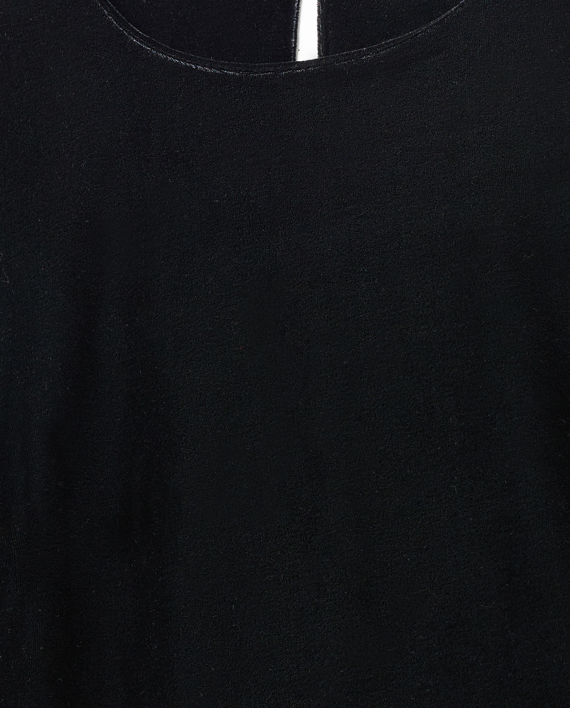 Camiseta de mujer manga larga terciopelo - Woman El Corte Inglés - Negro Negro-5