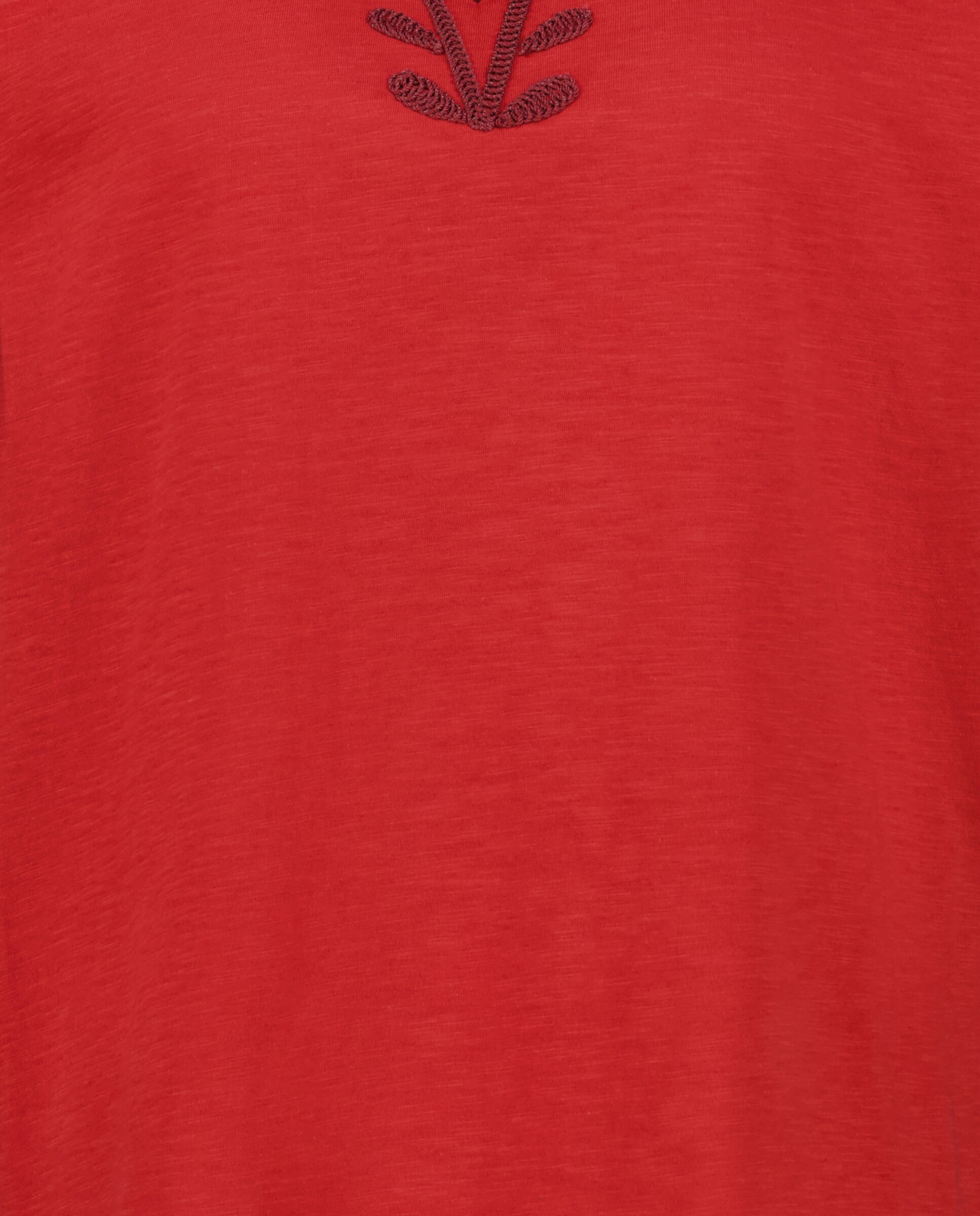 T-shirt de Algodão com Manga Curta 770 Terracota-6