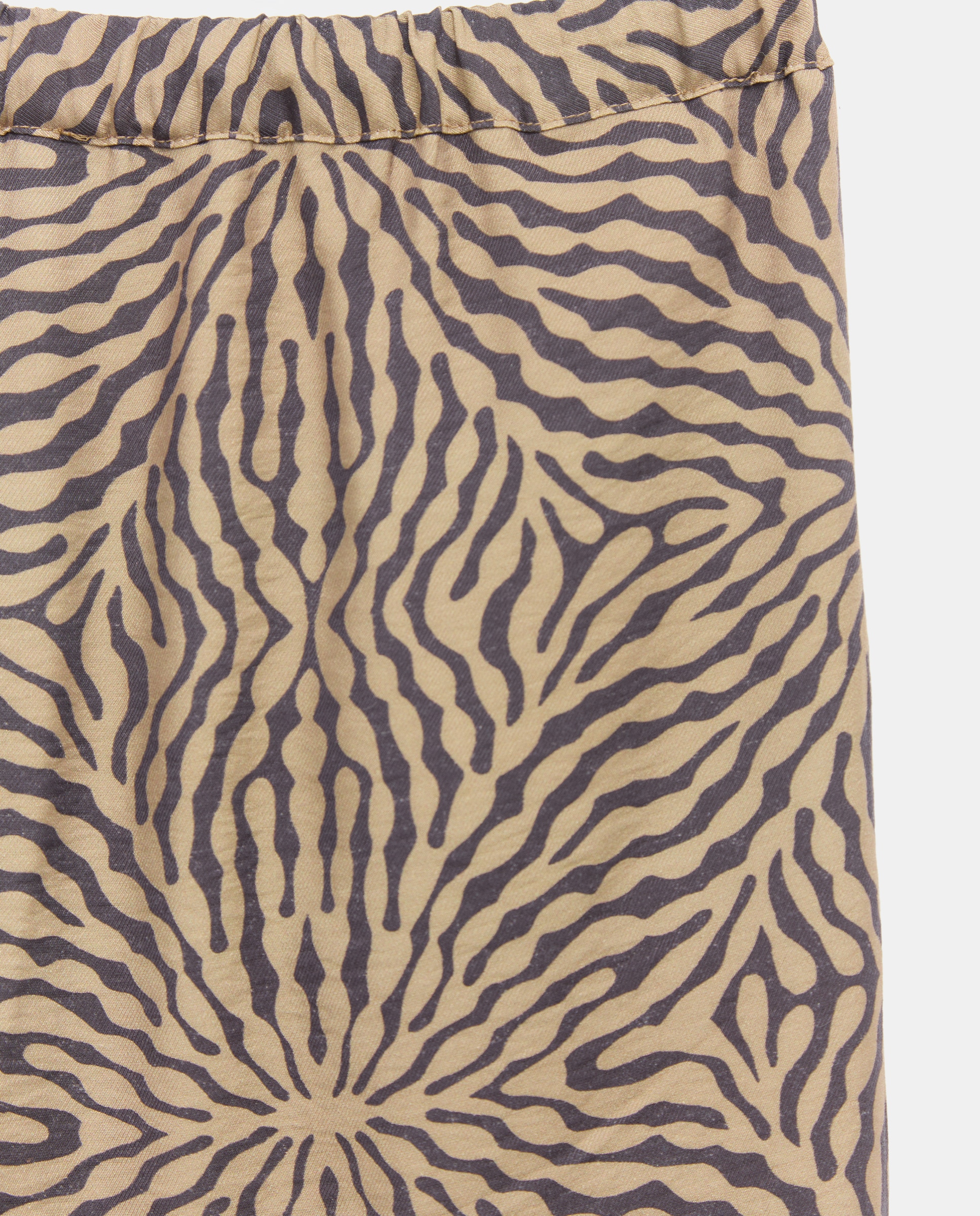 Pantalón estilo pijama de mujer en color liso - Woman El Corte Inglés - 120 Crudo Verde-5