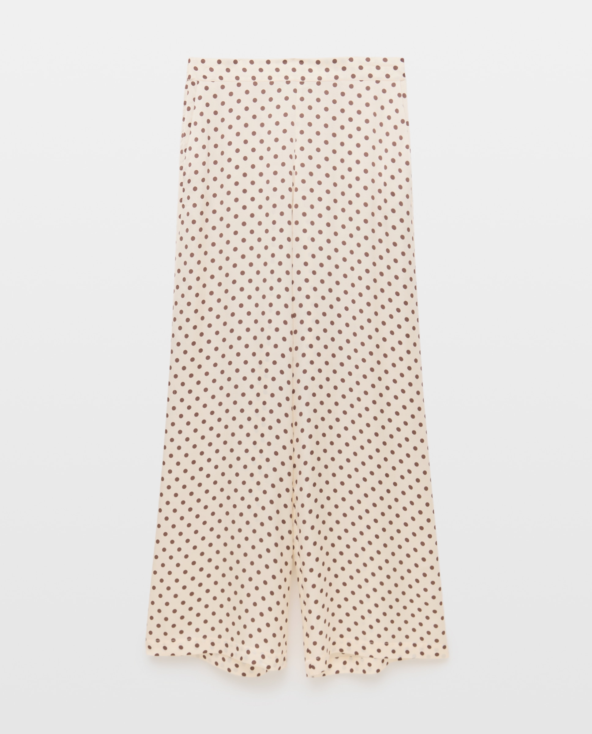 Pantalón ancho de mujer - Woman El Corte Inglés - Blanco Blanco-4