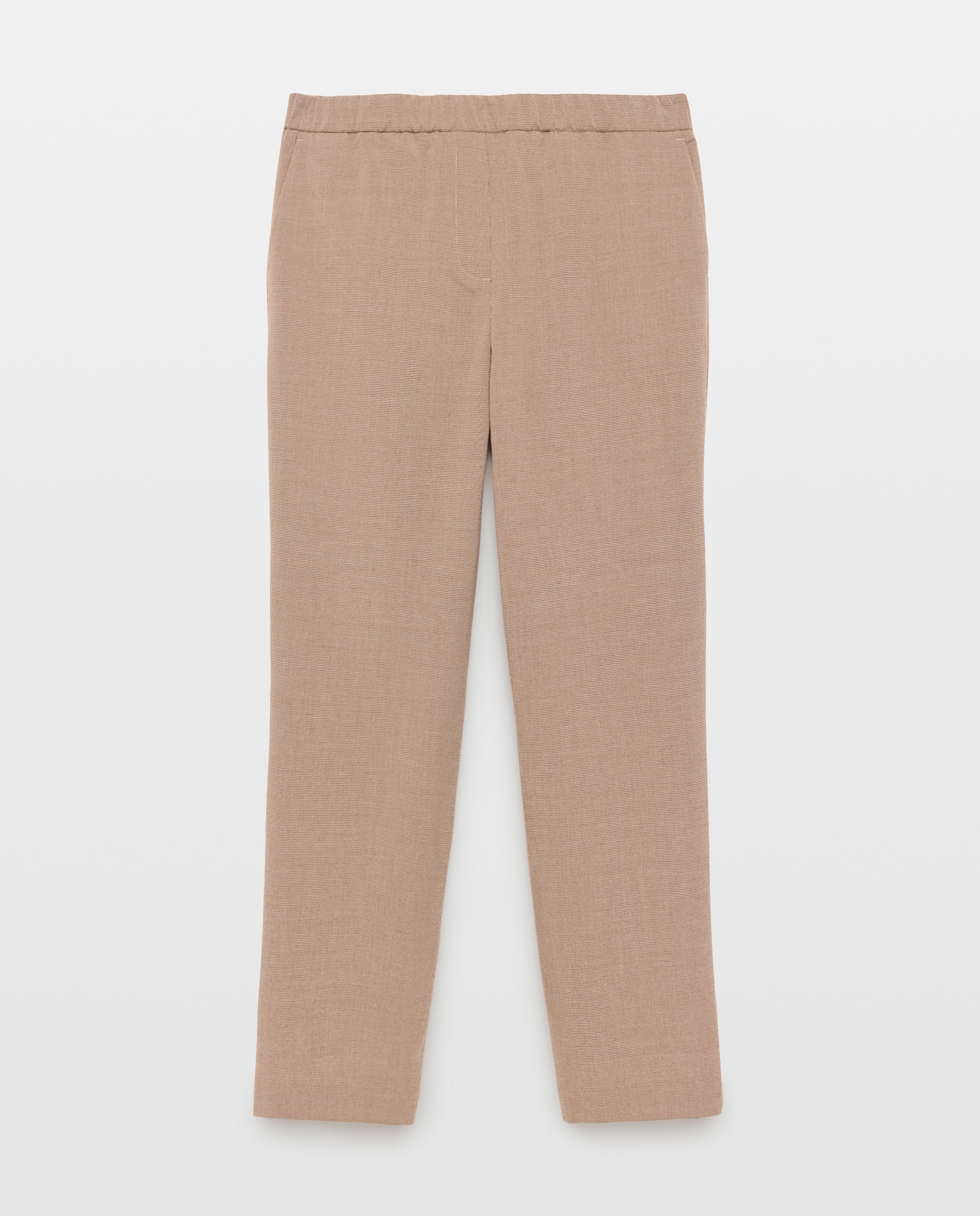 Pantalón semipitillo de mujer falso liso - Woman El Corte Inglés - Azul marino Azul marino-4