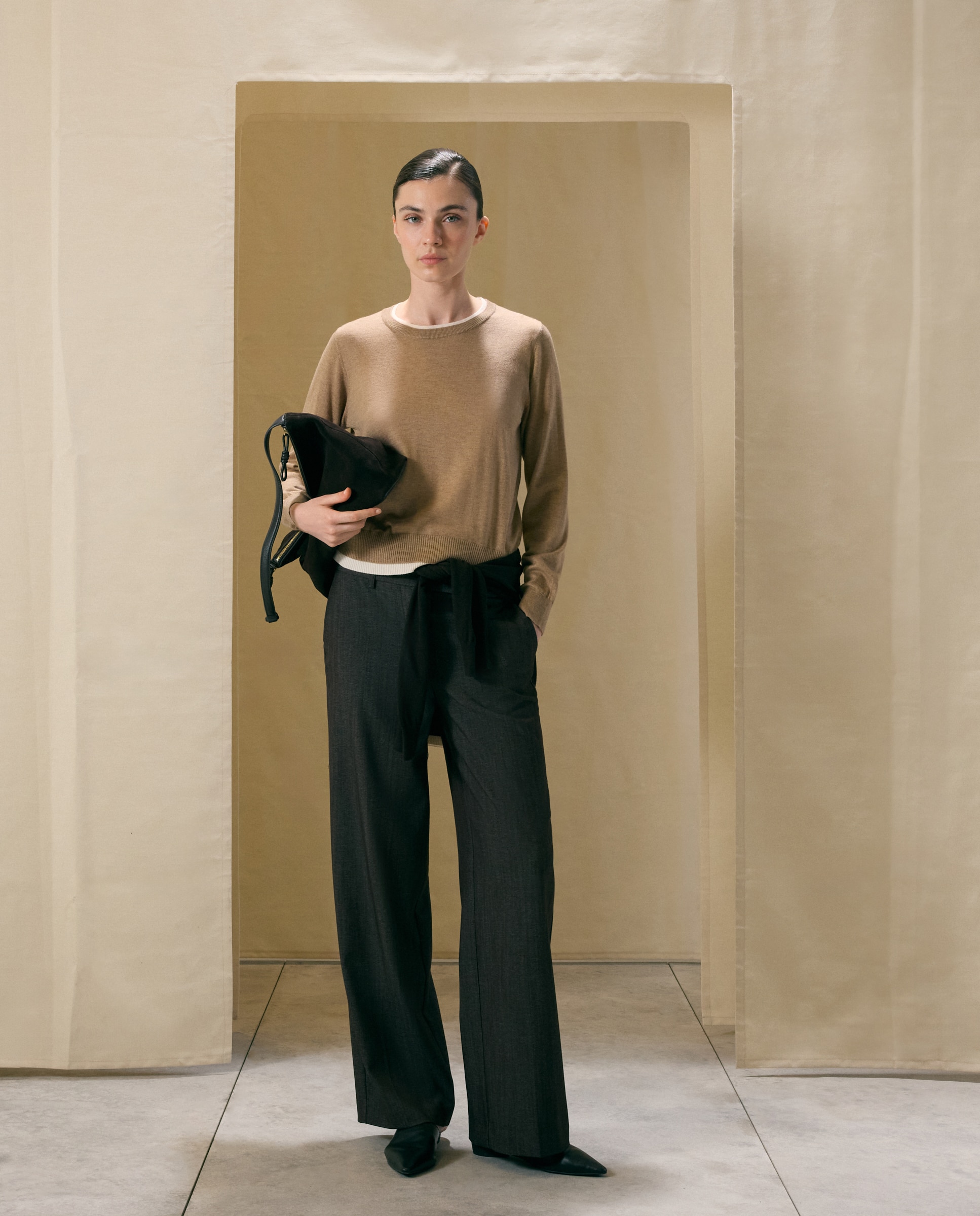 Suéter de mujer bicolor - Woman El Corte Inglés - 730 Camel 730 Camel-2