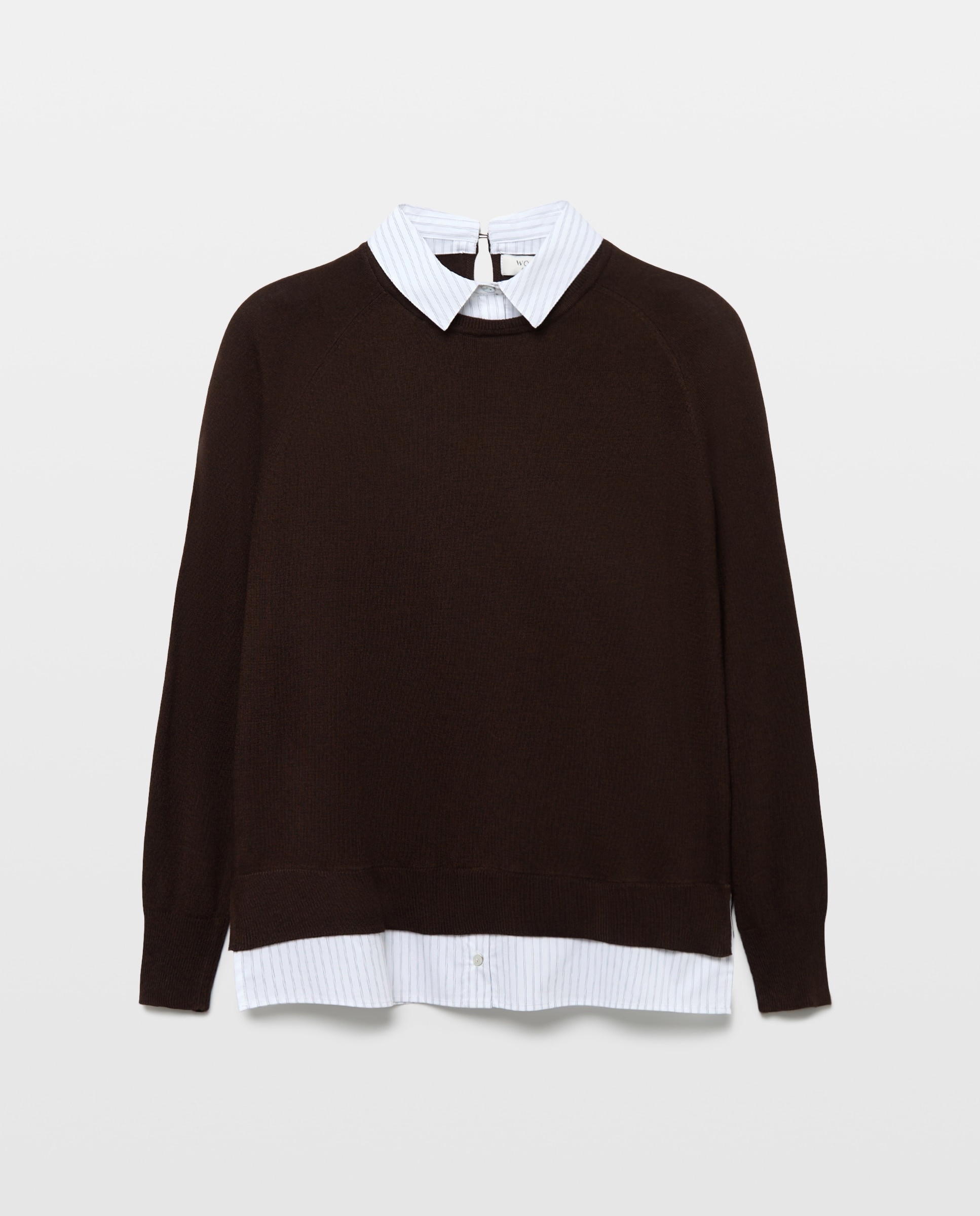 Cardigan com Decote Redondo 291 Beringela-4